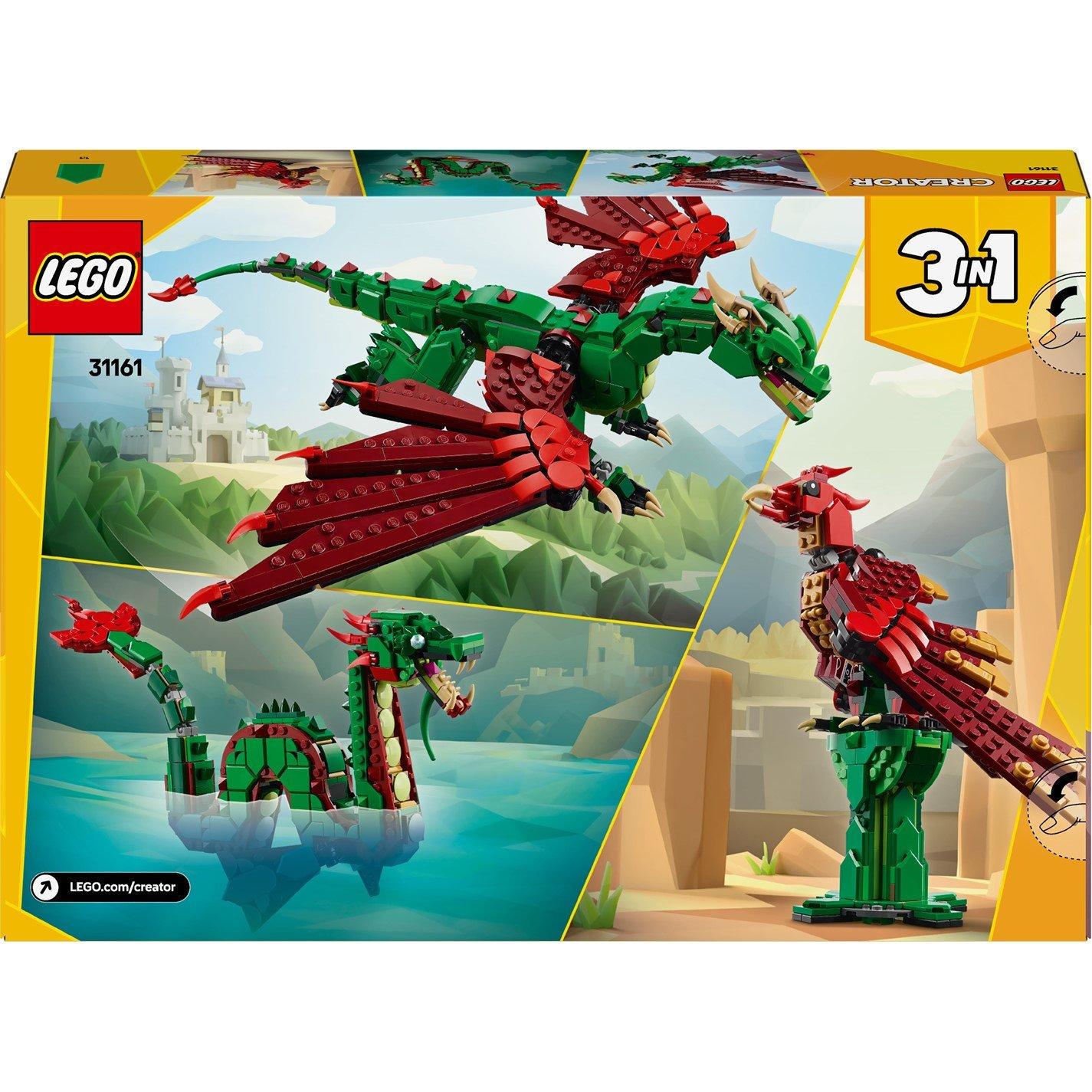 LEGO Creator - LEGO - LEGO Creator 31161 3in1 Medieval Dragon Toy Playset - 4