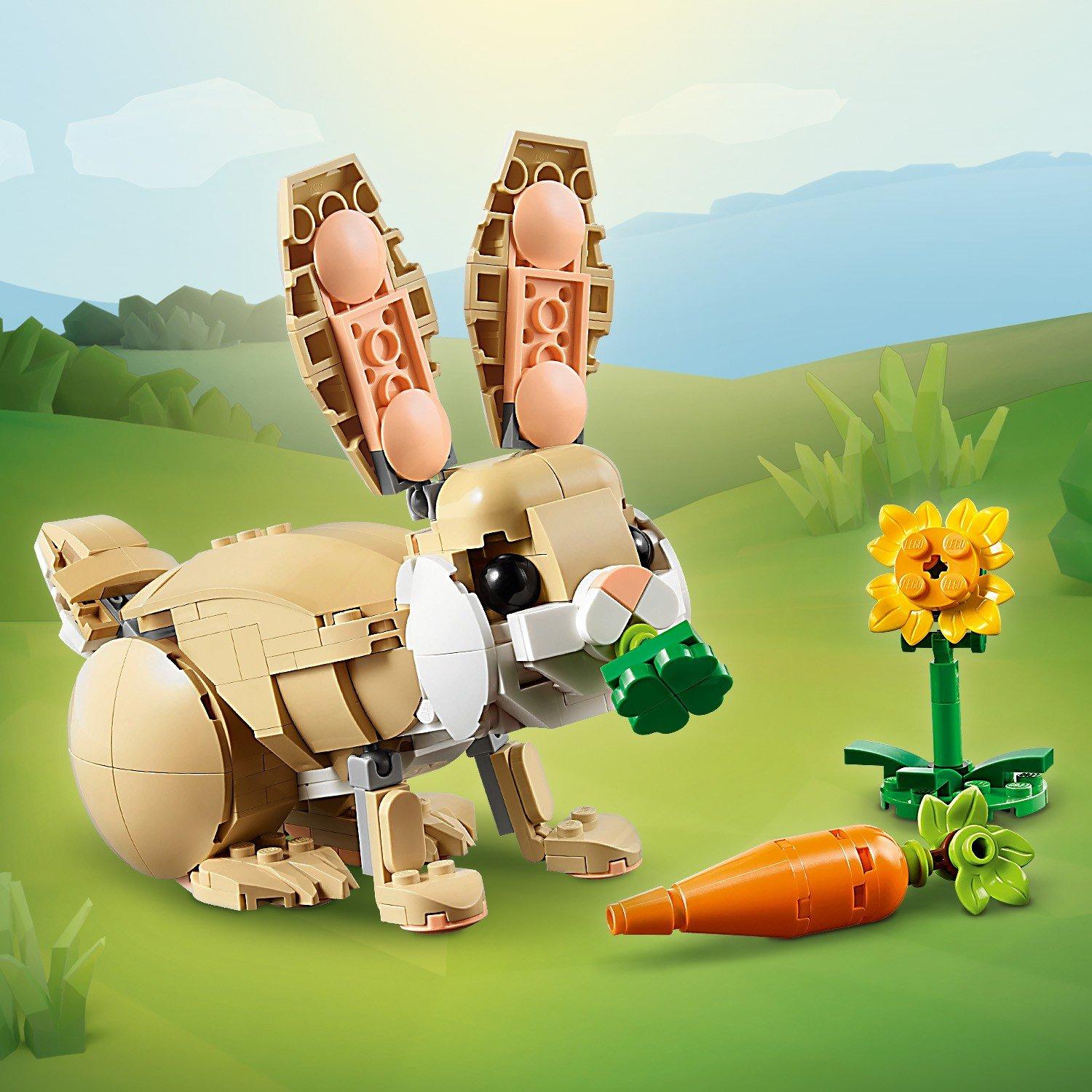 LEGO Creator - LEGO - Creator 3in1 Cute Bunny Toy Animal Set 31162 - 11