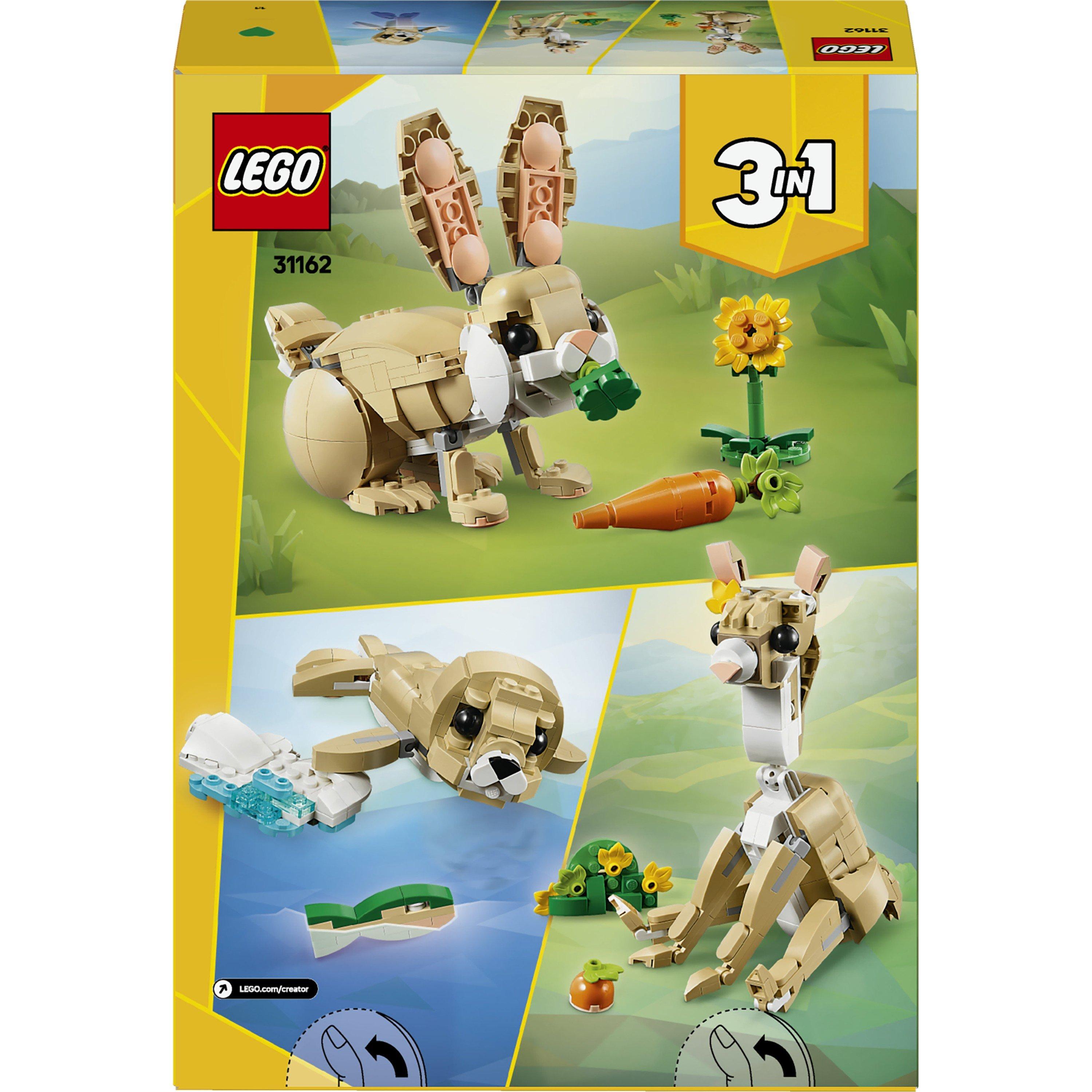 LEGO Creator - LEGO - Creator 3in1 Cute Bunny Toy Animal Set 31162 - 10