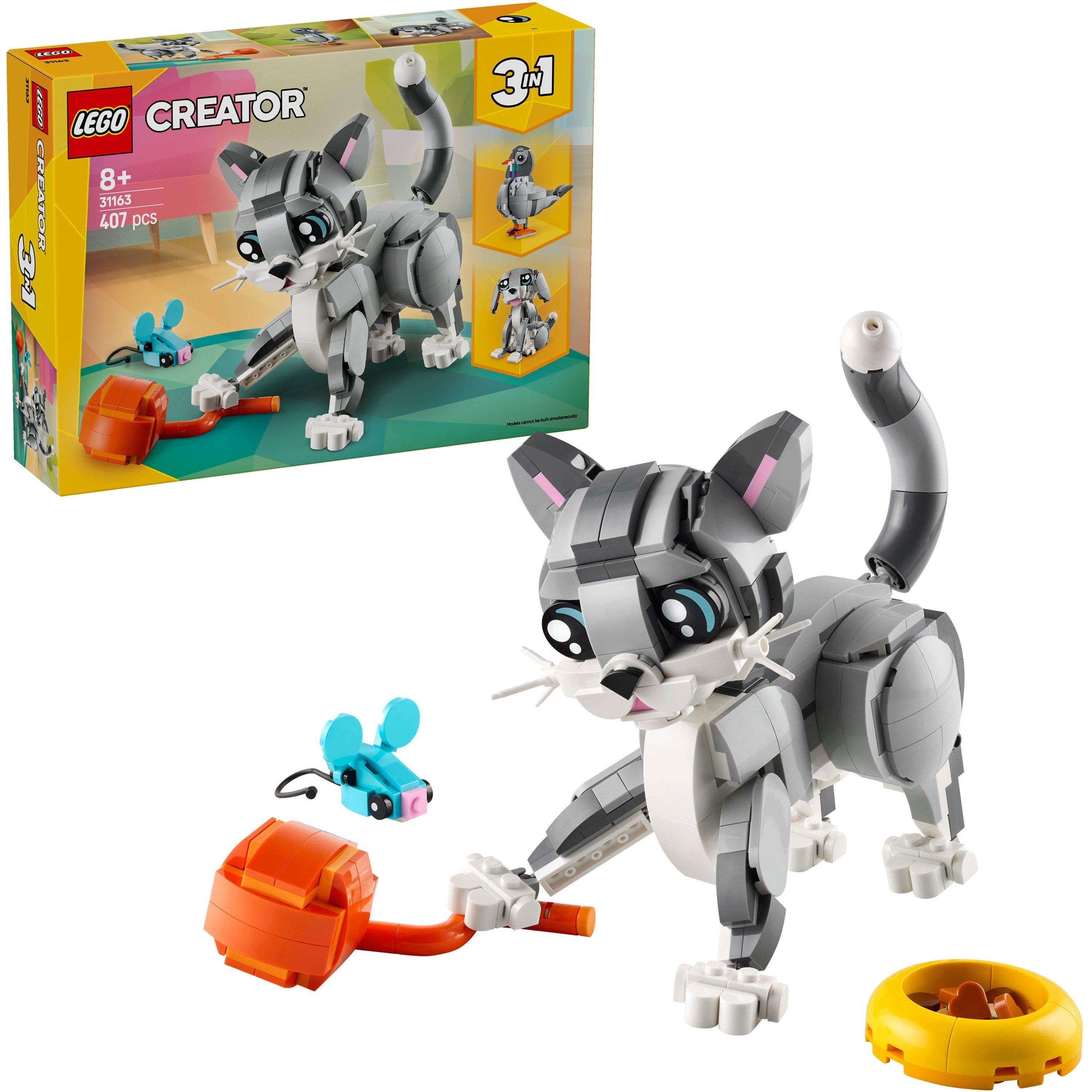 Lego  Creator 3In1 Playful Cat Toy Animal Set 31163 Lego Creator