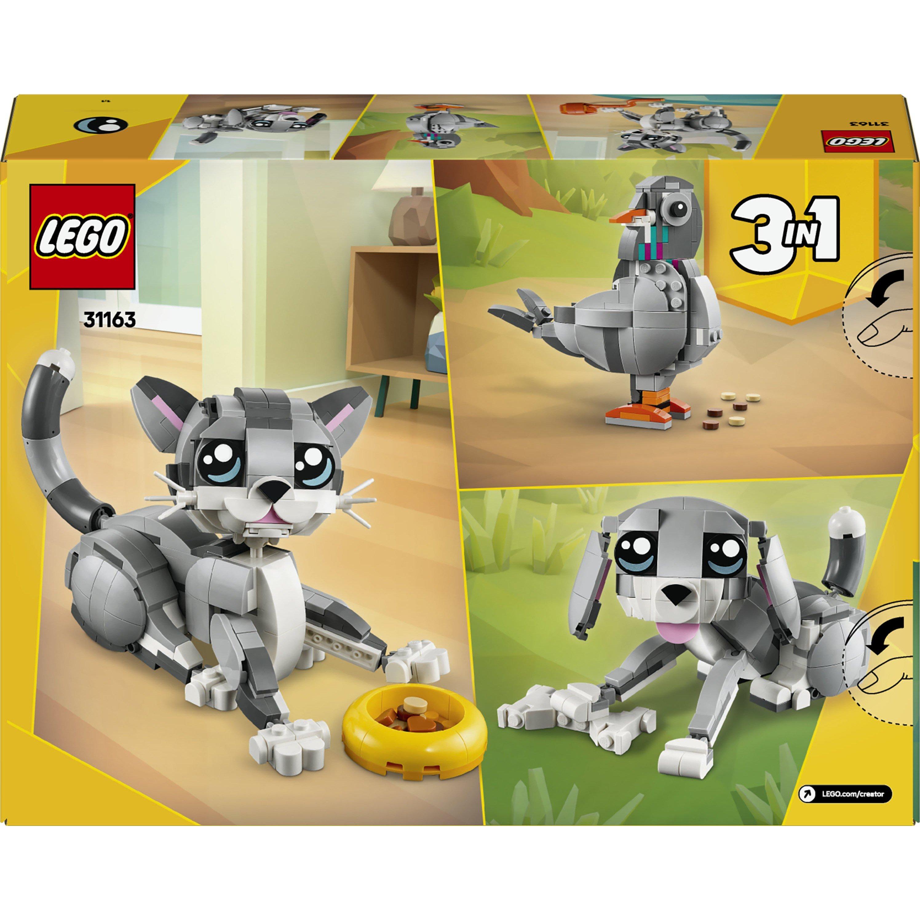 LEGO Créator - LEGO - Creator 3in1 Playful Cat Toy Animal Set 31163 - 10