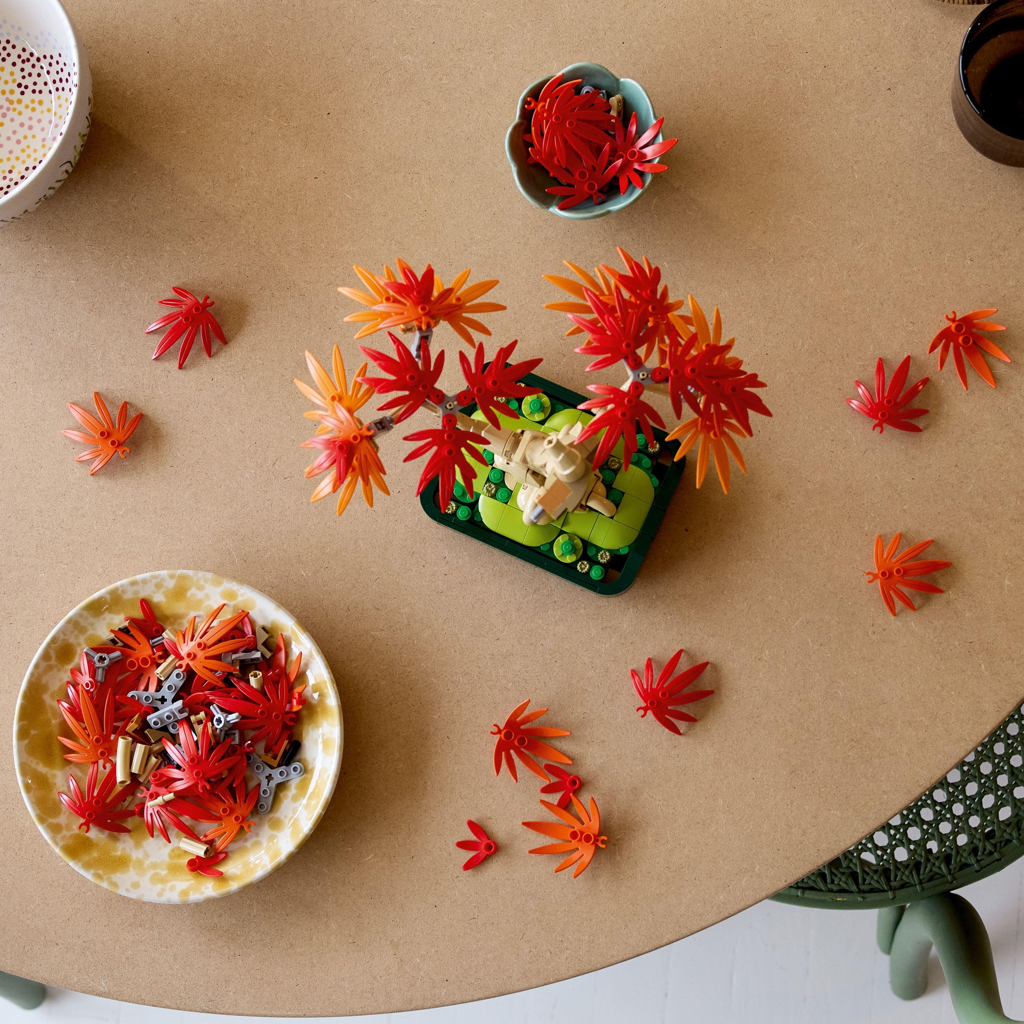 Albero Bonsai - LEGO - LEGO® Botanicals Japanese Red Maple Bonsai Tree Plant Decor 10348 - 2