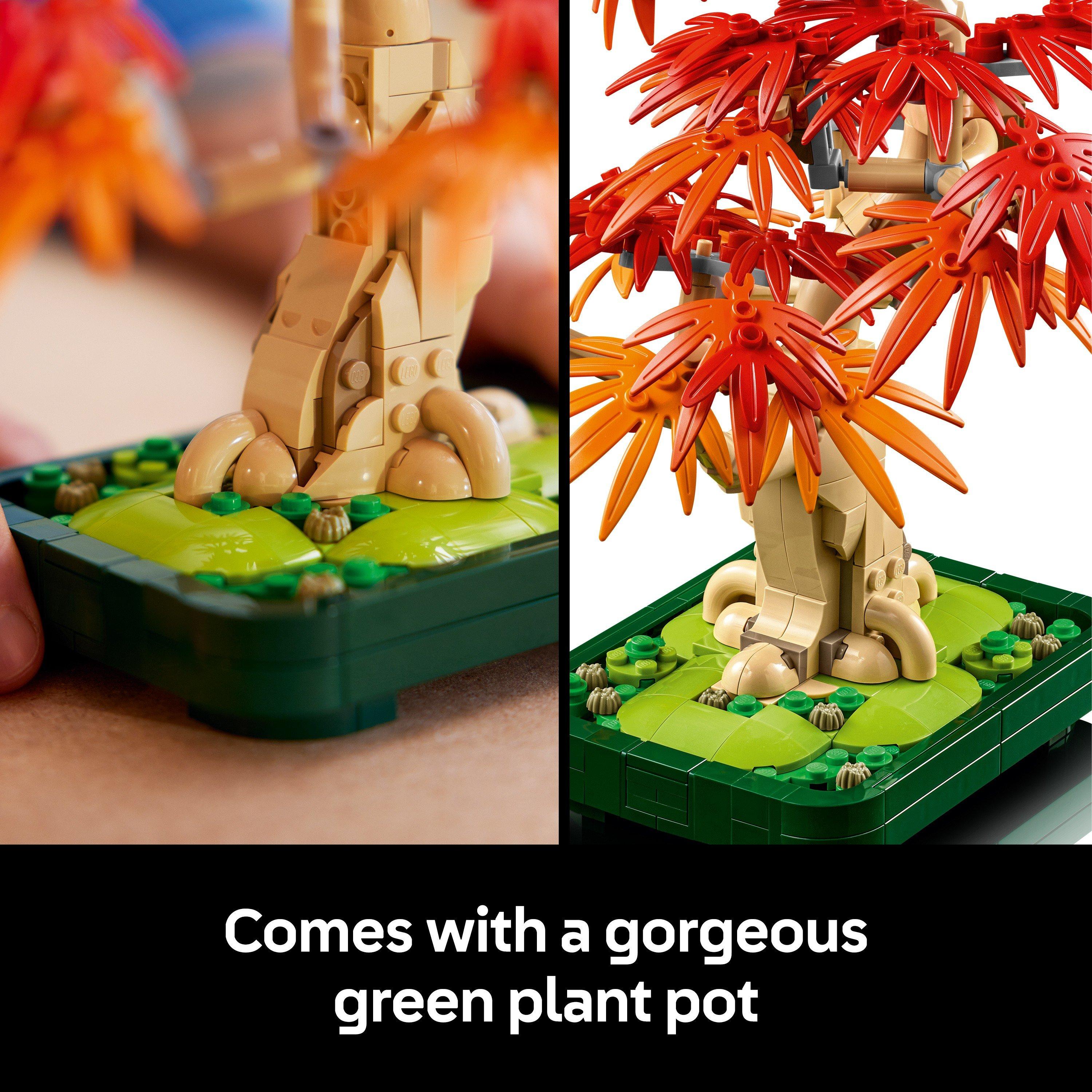 Bonsai Tree - LEGO - LEGO® Botanicals Japanese Red Maple Bonsai Tree Plant Decor 10348 - 6