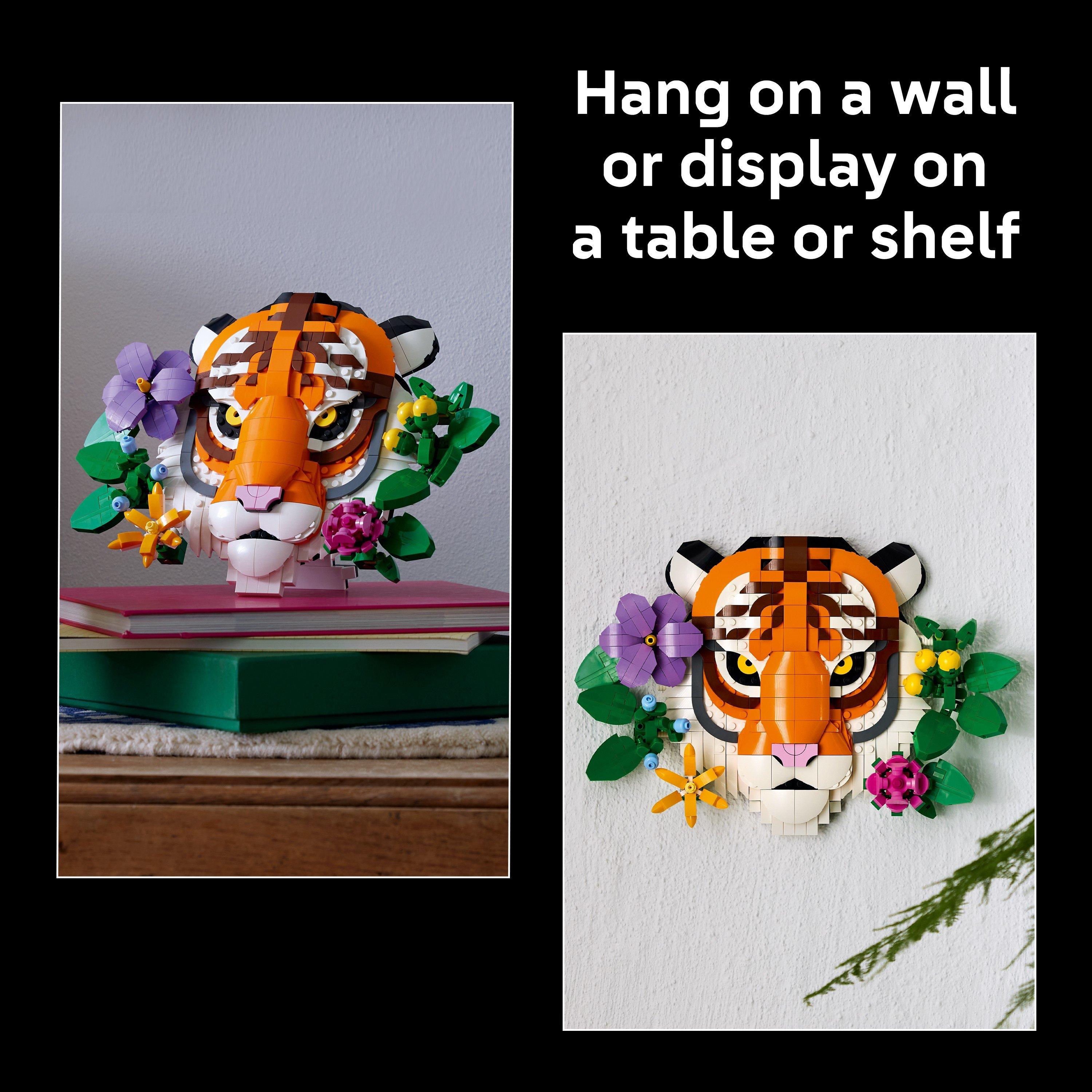 Tijger - LEGO - LEGO® Art The Fauna Collection – Tiger Housewarming Gift for a New Home 31217 - 7