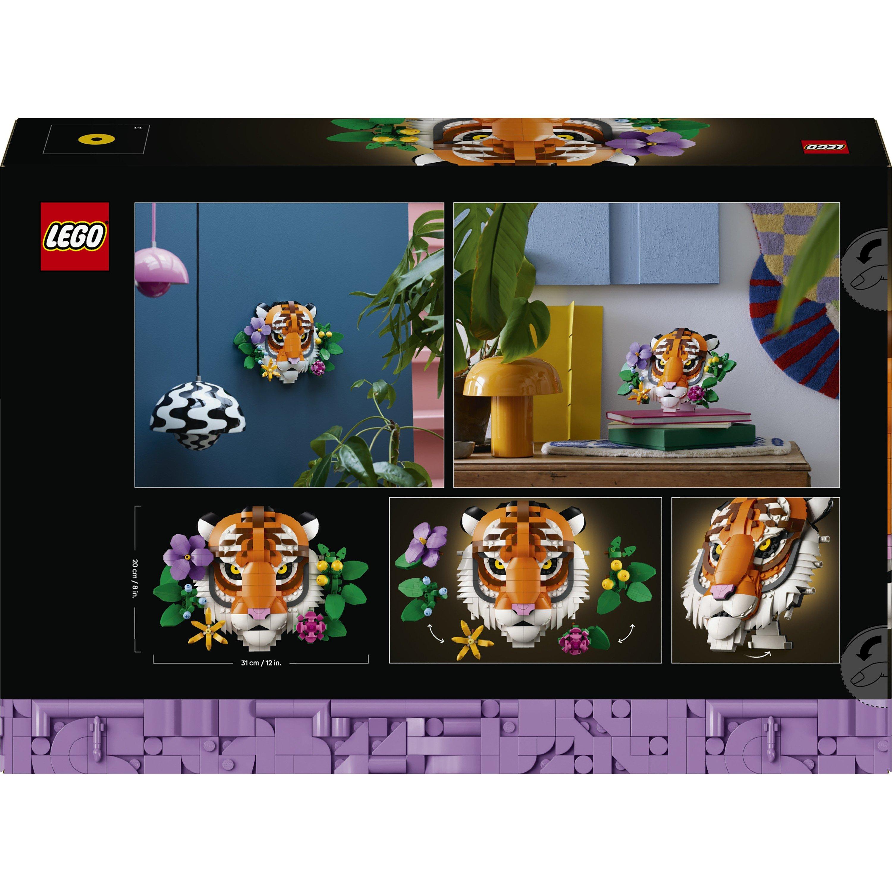 Tijger - LEGO - LEGO® Art The Fauna Collection – Tiger Housewarming Gift for a New Home 31217 - 9