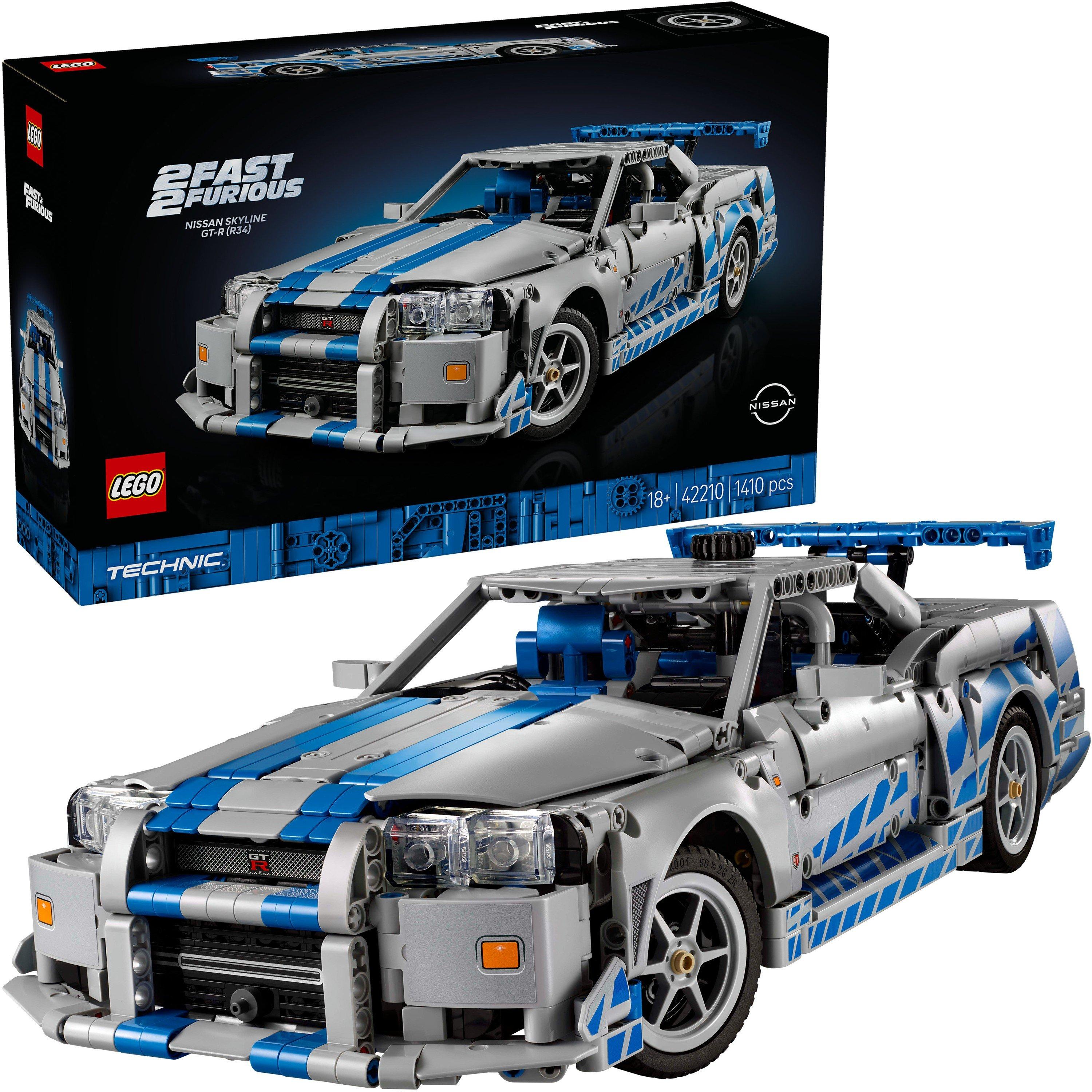 Skyline GTR - LEGO - LEGO® Technic 2 Fast 2 Furious Nissan Skyline GT-R (R34) Car Model Kit 42110 - 1