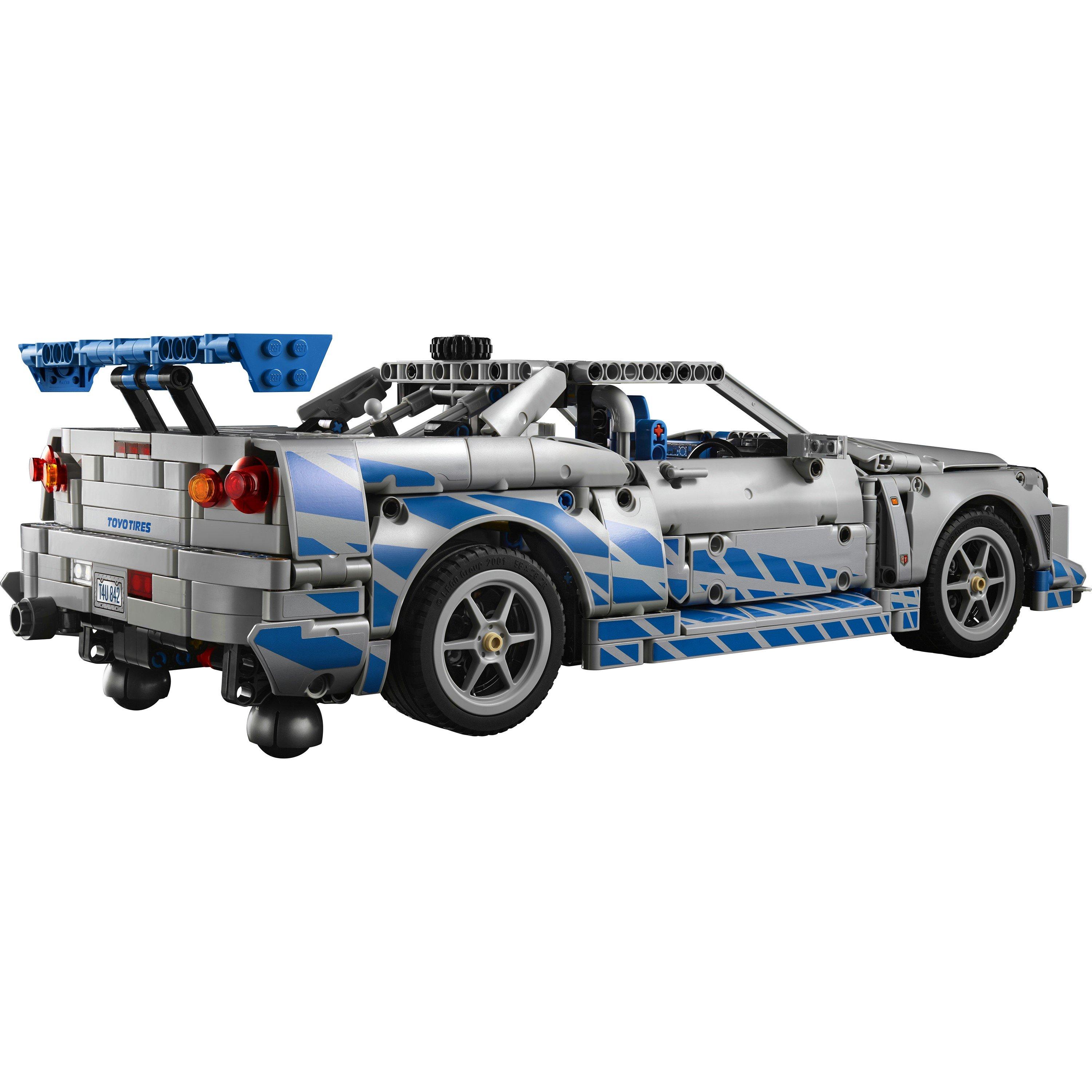 Skyline GTR - LEGO - LEGO® Technic 2 Fast 2 Furious Nissan Skyline GT-R (R34) Car Model Kit 42110 - 14