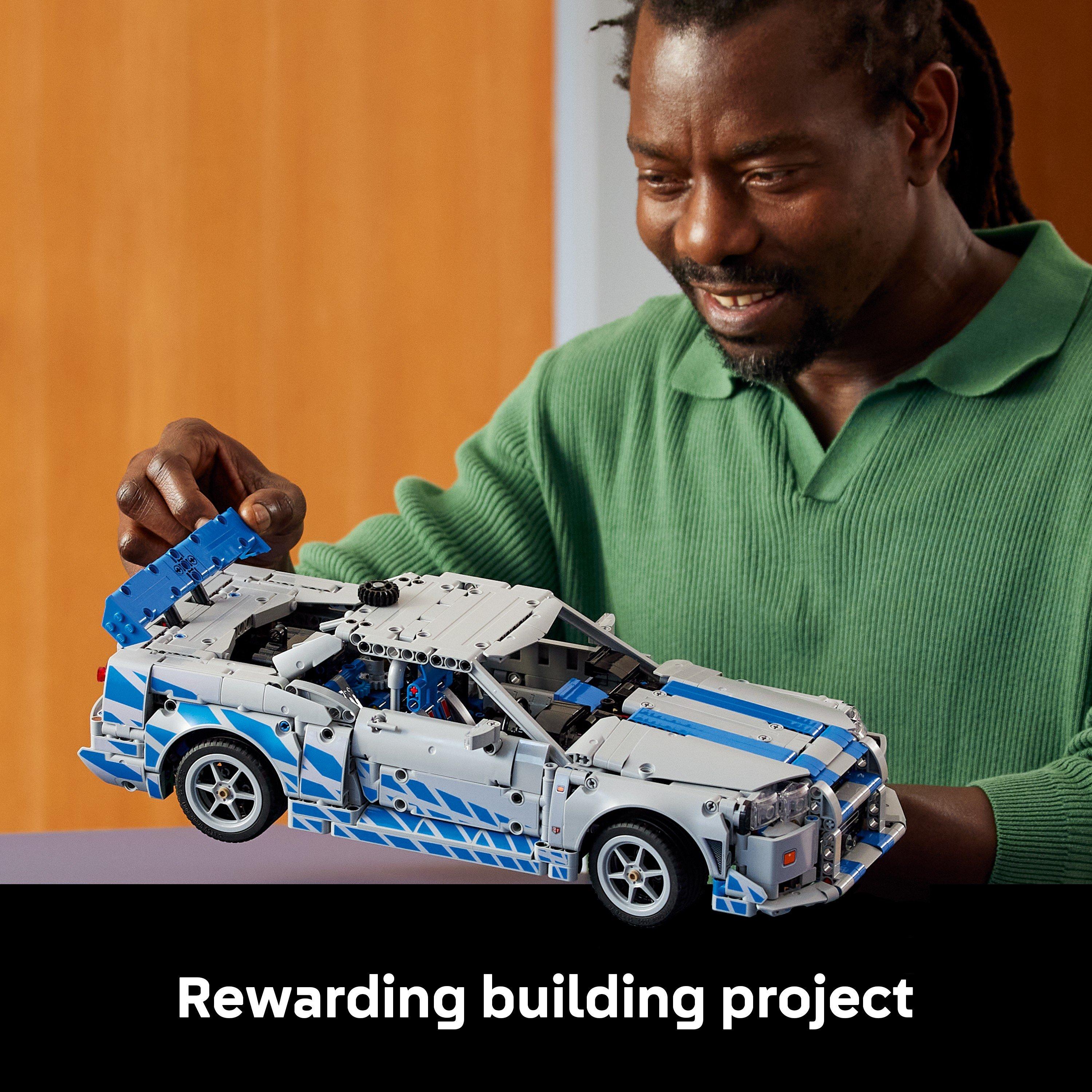Skyline GTR - LEGO - LEGO® Technic 2 Fast 2 Furious Nissan Skyline GT-R (R34) Car Model Kit 42110 - 7