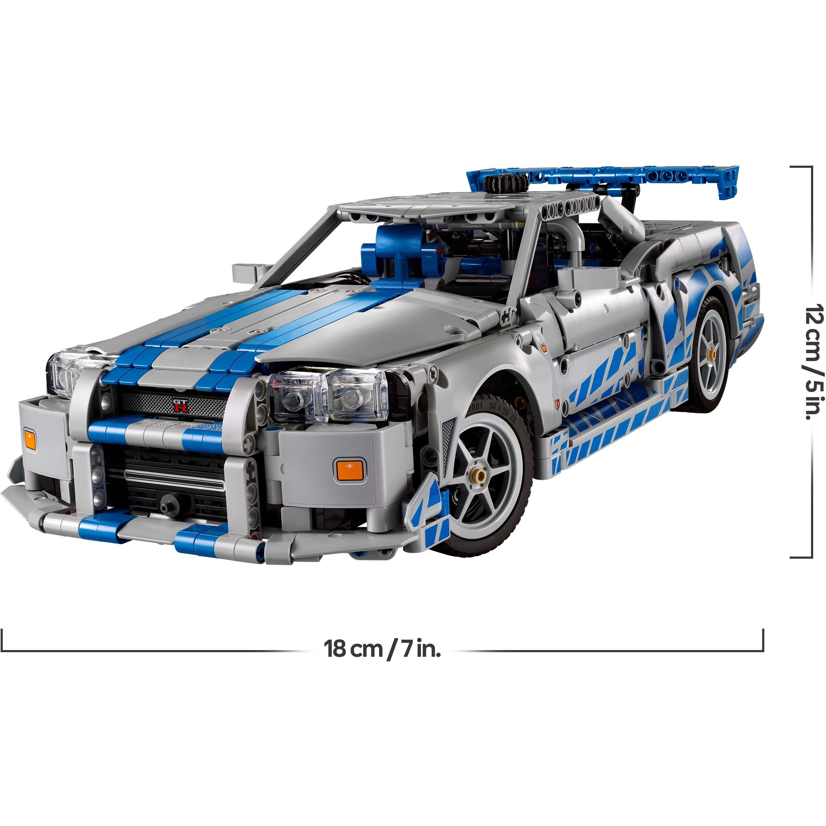 Skyline GTR - LEGO - LEGO® Technic 2 Fast 2 Furious Nissan Skyline GT-R (R34) Car Model Kit 42110 - 8