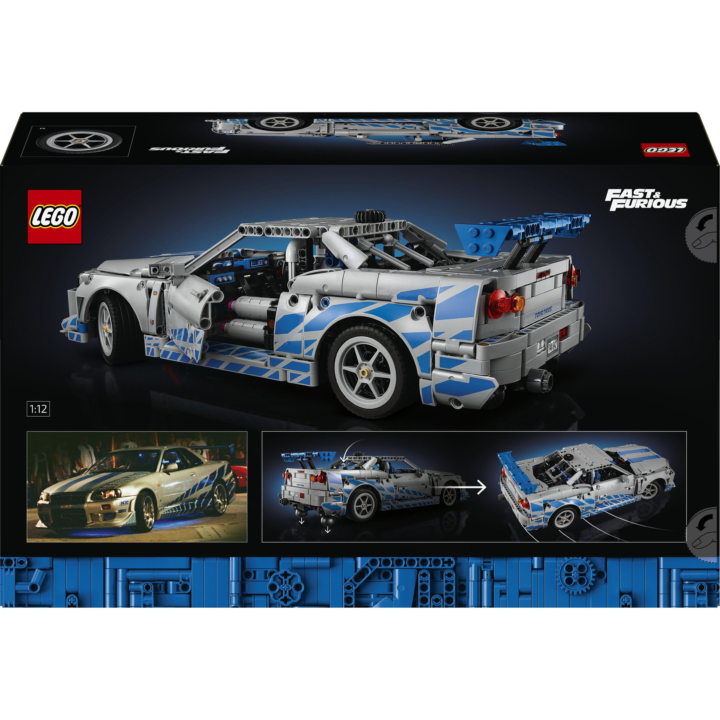 Skyline GTR - LEGO - LEGO® Technic 2 Fast 2 Furious Nissan Skyline GT-R (R34) Car Model Kit 42110 - 9