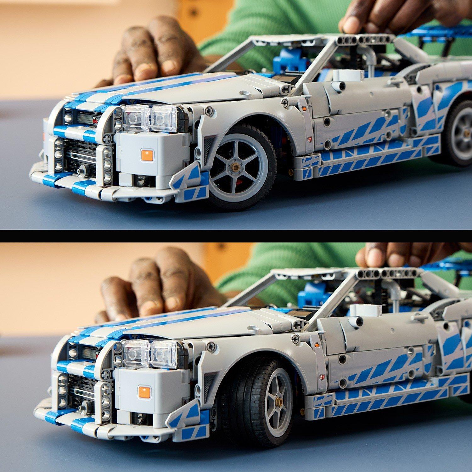 Skyline GTR - LEGO - LEGO® Technic 2 Fast 2 Furious Nissan Skyline GT-R (R34) Car Model Kit 42110 - 10