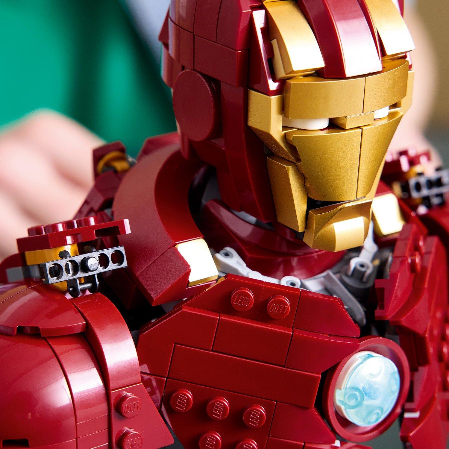 TBC - LEGO - LEGO® Marvel Iron Man MK4 Bust Buildable Model for Adults with Minifigure 76327 - 11
