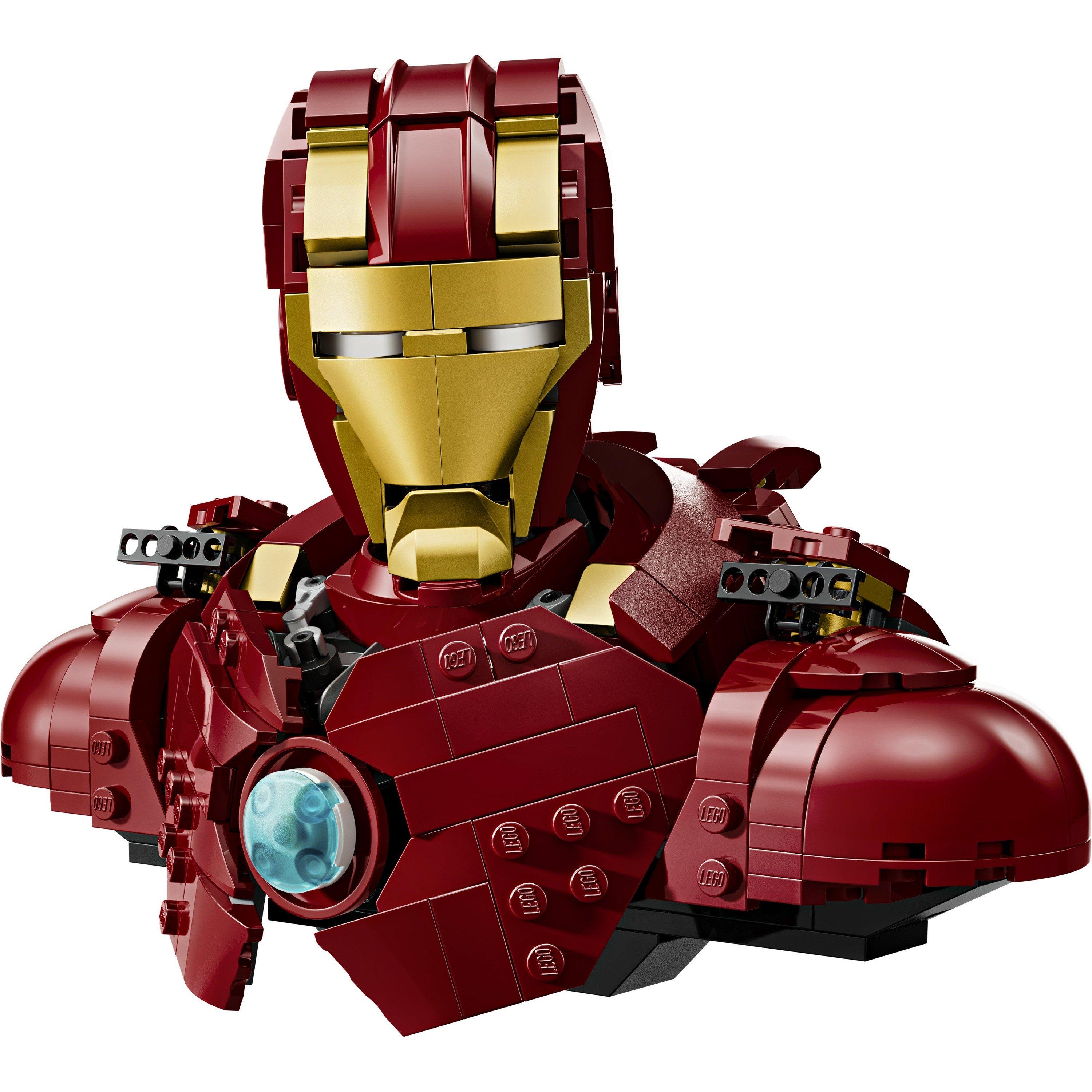 TBC - LEGO - LEGO® Marvel Iron Man MK4 Bust Buildable Model for Adults with Minifigure 76327 - 14
