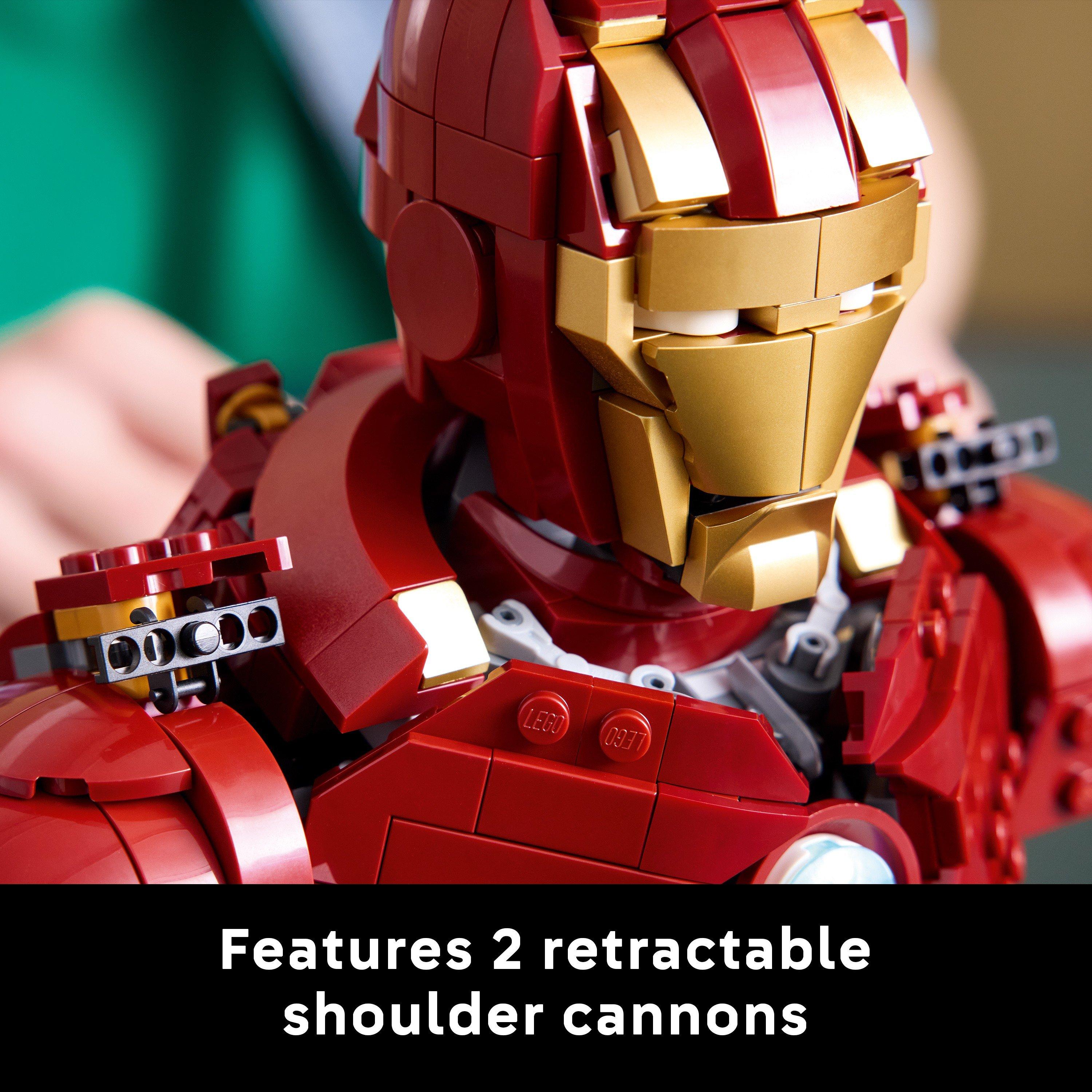 TBC - LEGO - LEGO® Marvel Iron Man MK4 Bust Buildable Model for Adults with Minifigure 76327 - 5