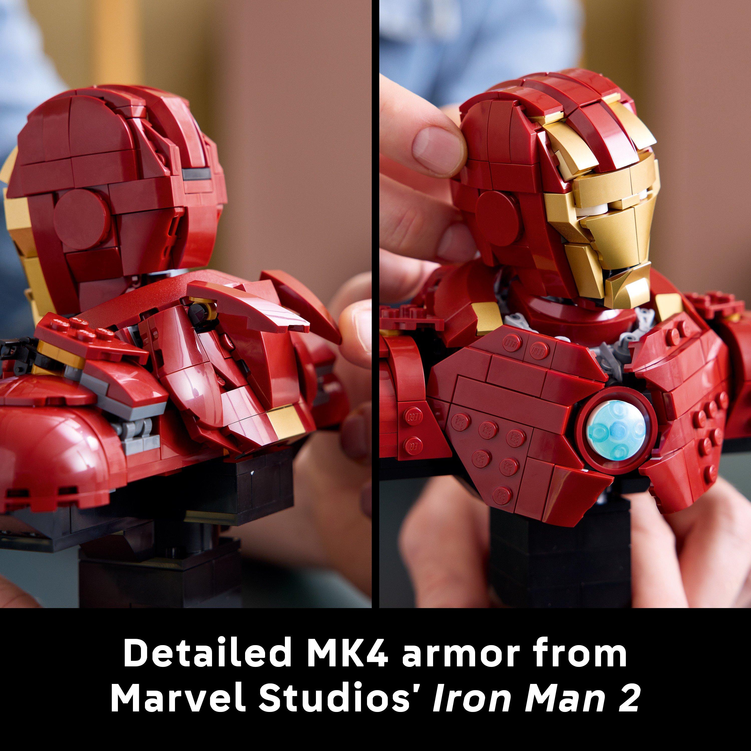 TBC - LEGO - LEGO® Marvel Iron Man MK4 Bust Buildable Model for Adults with Minifigure 76327 - 7