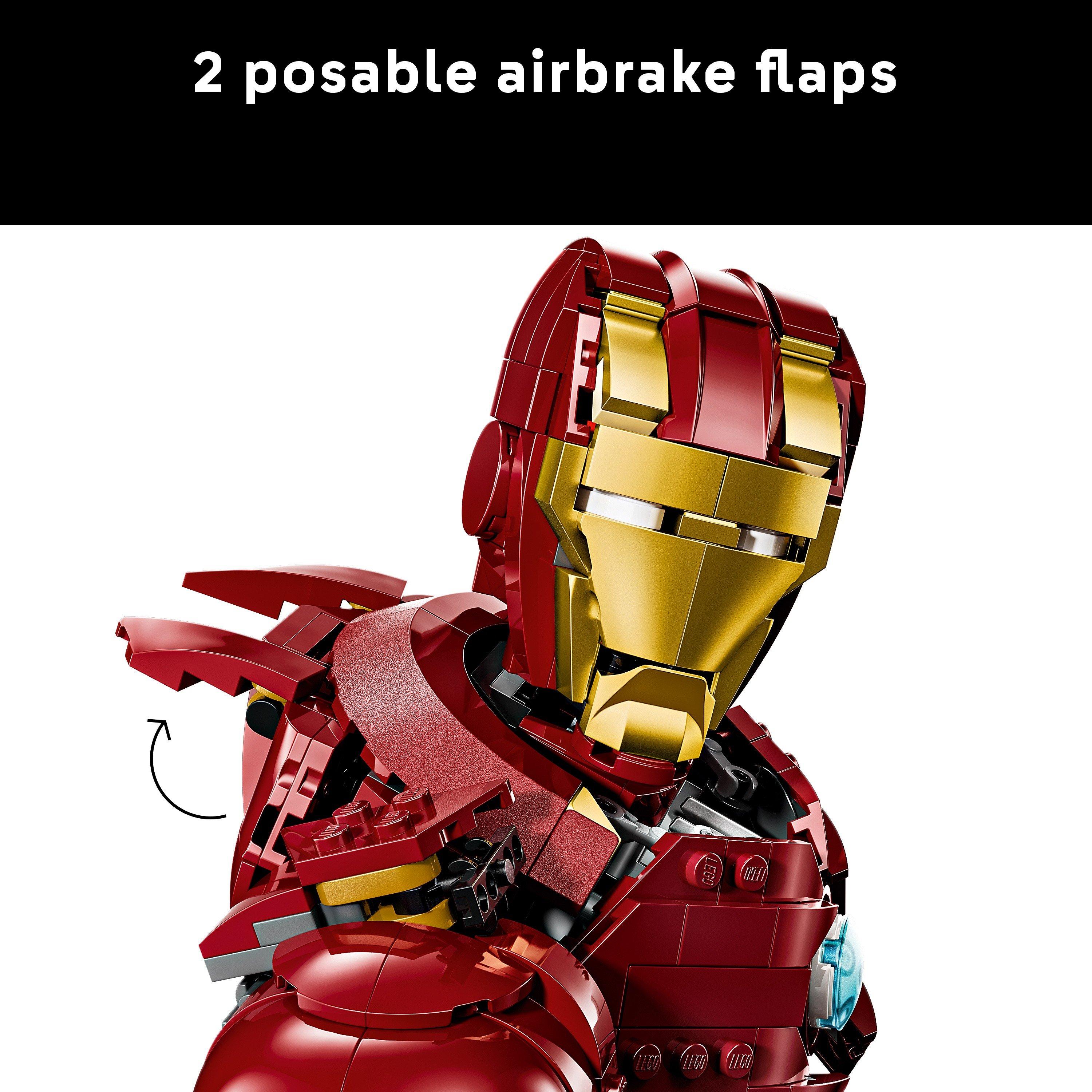 TBC - LEGO - LEGO® Marvel Iron Man MK4 Bust Buildable Model for Adults with Minifigure 76327 - 8