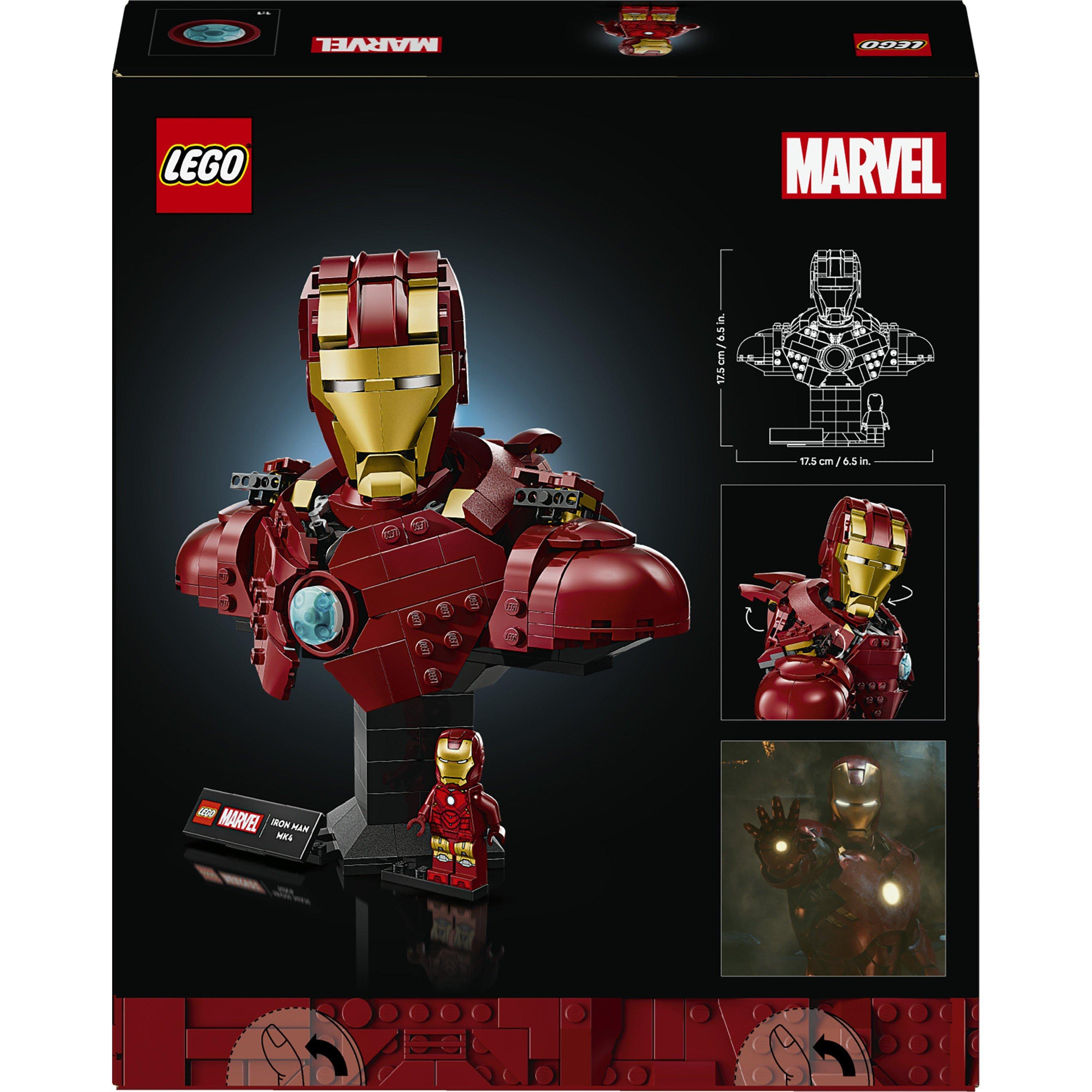 TBC - LEGO - LEGO® Marvel Iron Man MK4 Bust Buildable Model for Adults with Minifigure 76327 - 9