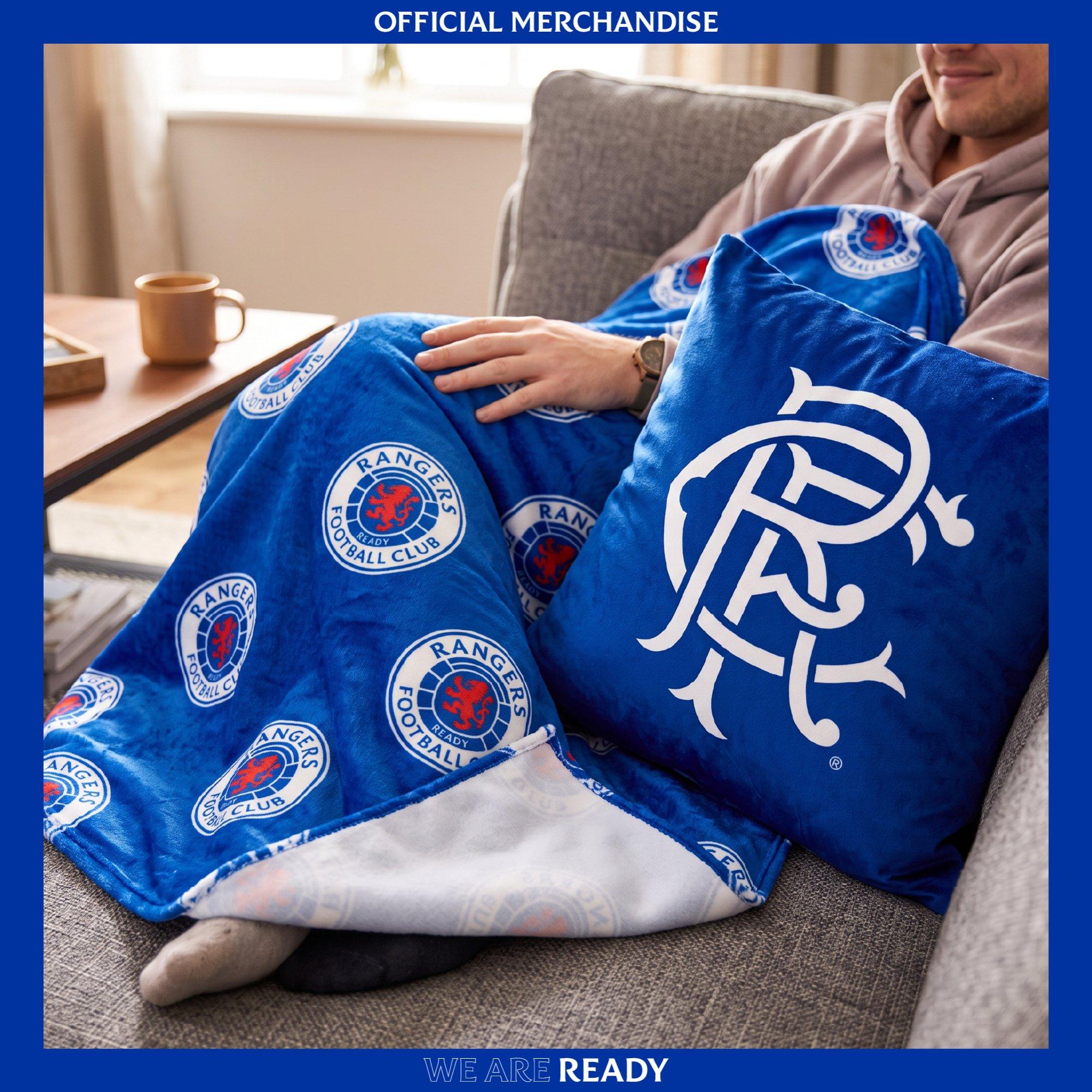 Rangers FC - Team - Football Officially Licensed Fleece Blanket 150 x 125 cm - 2