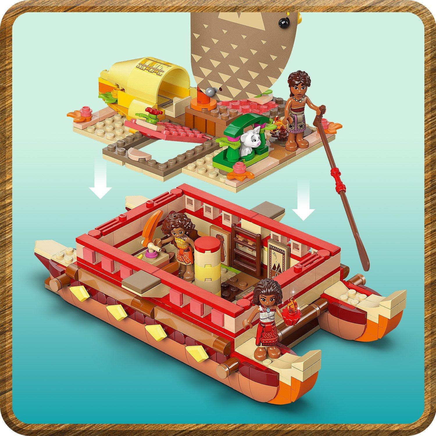 Disney Prinses - LEGO - Disney Moana 2 Moana’s Adventure Canoe 43270 - 11