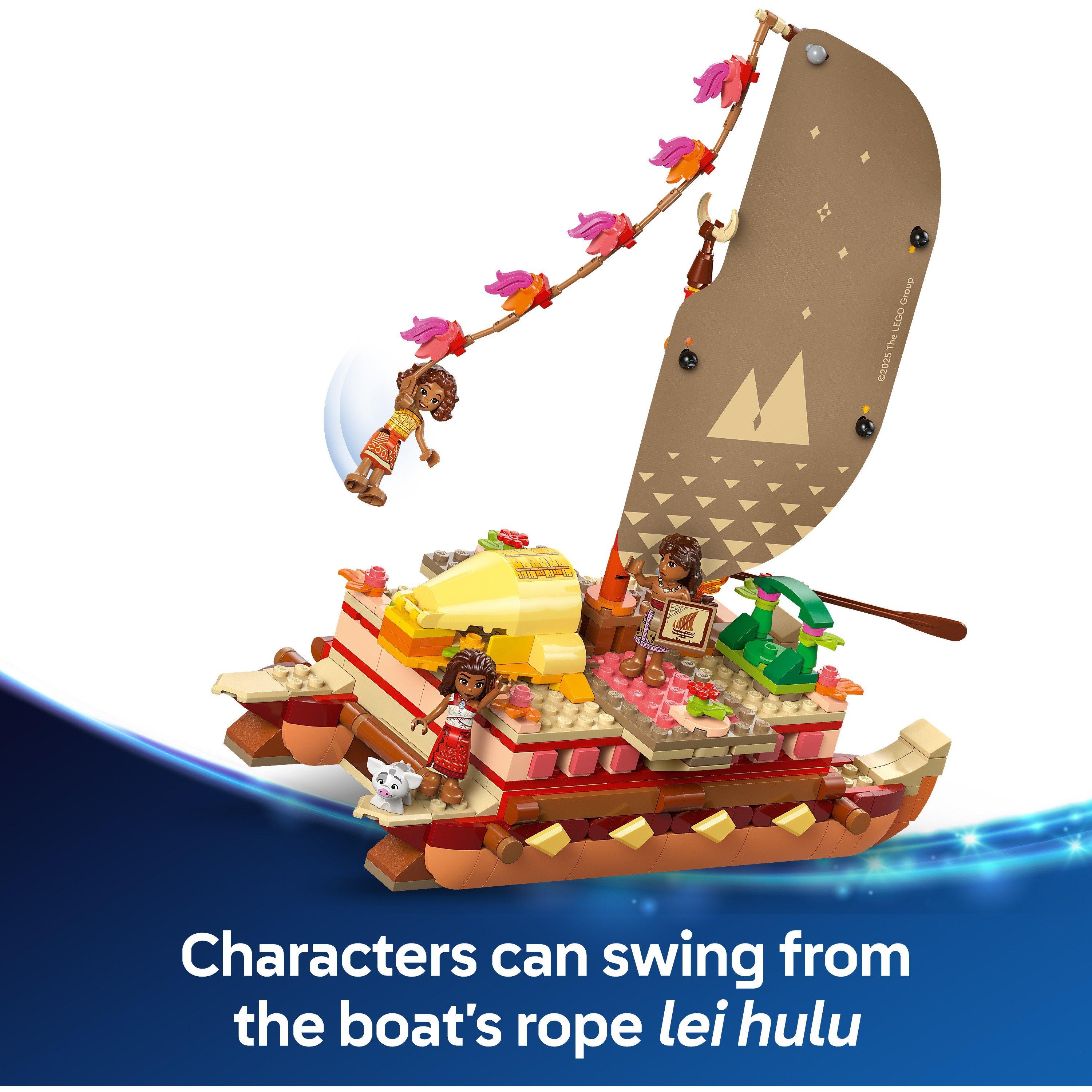 Disney Prinses - LEGO - Disney Moana 2 Moana’s Adventure Canoe 43270 - 5