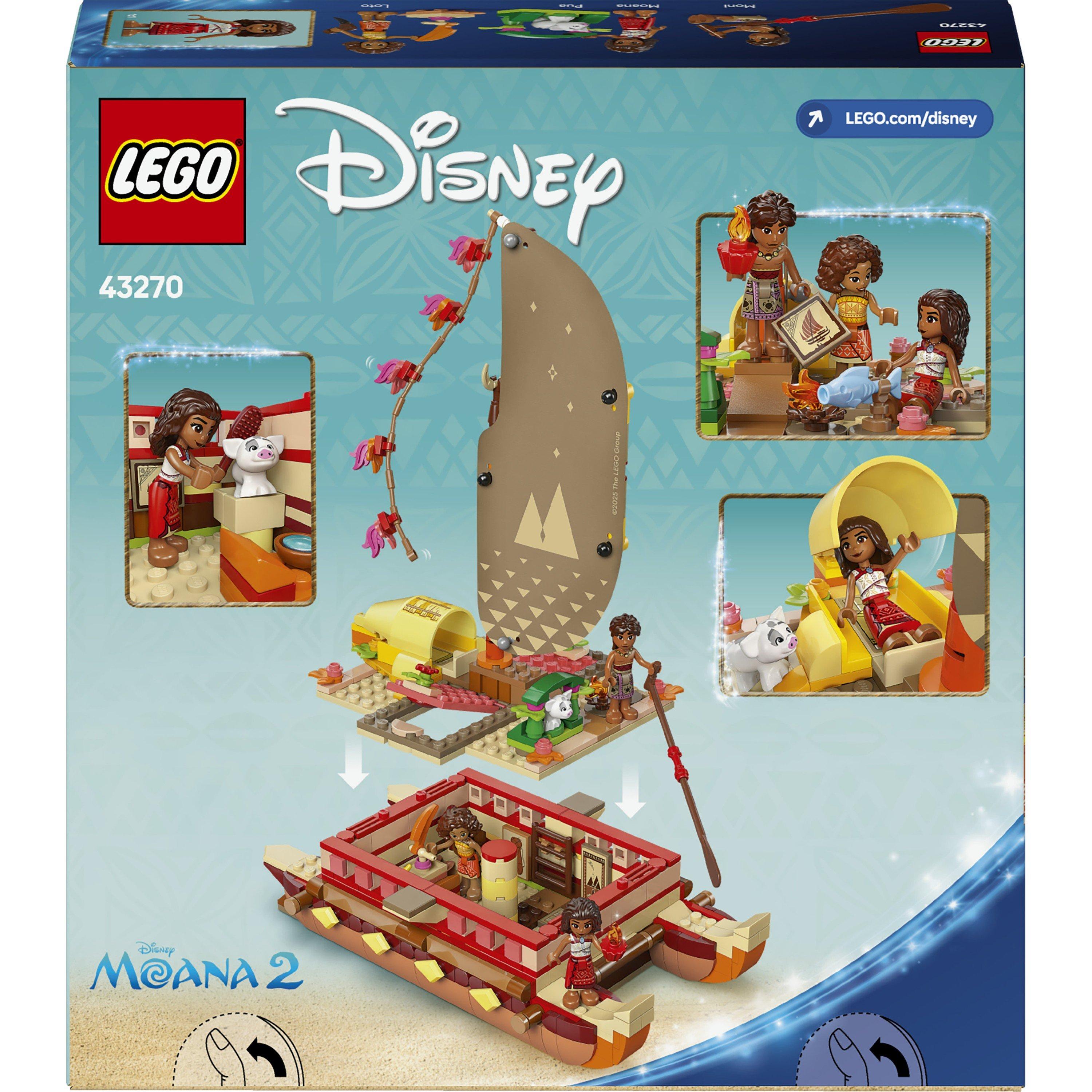 Disney Prinses - LEGO - Disney Moana 2 Moana’s Adventure Canoe 43270 - 10