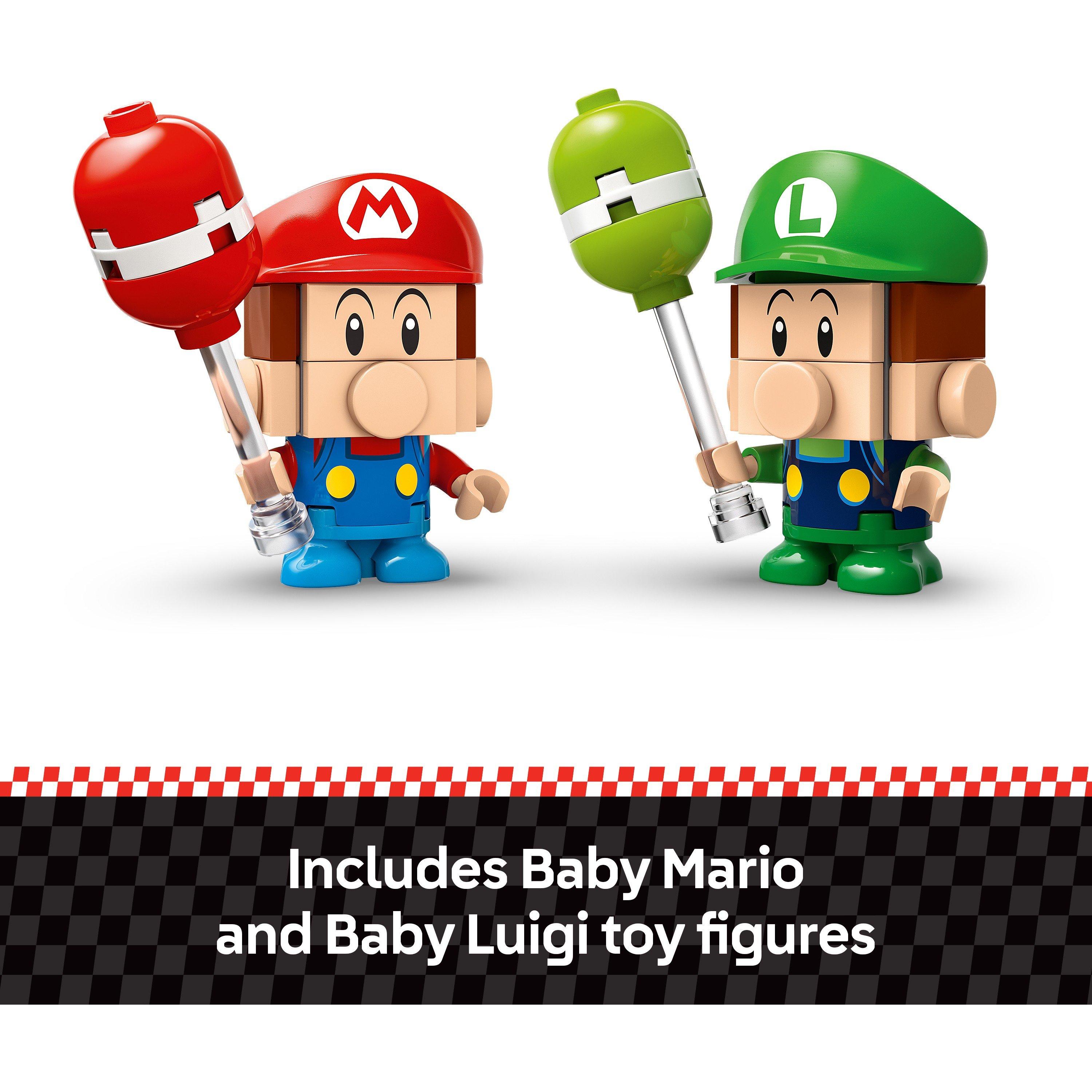 Super Mario - LEGO - Super Mario: Mario Kart – Baby Mario vs. Baby Luigi 72034 - 5