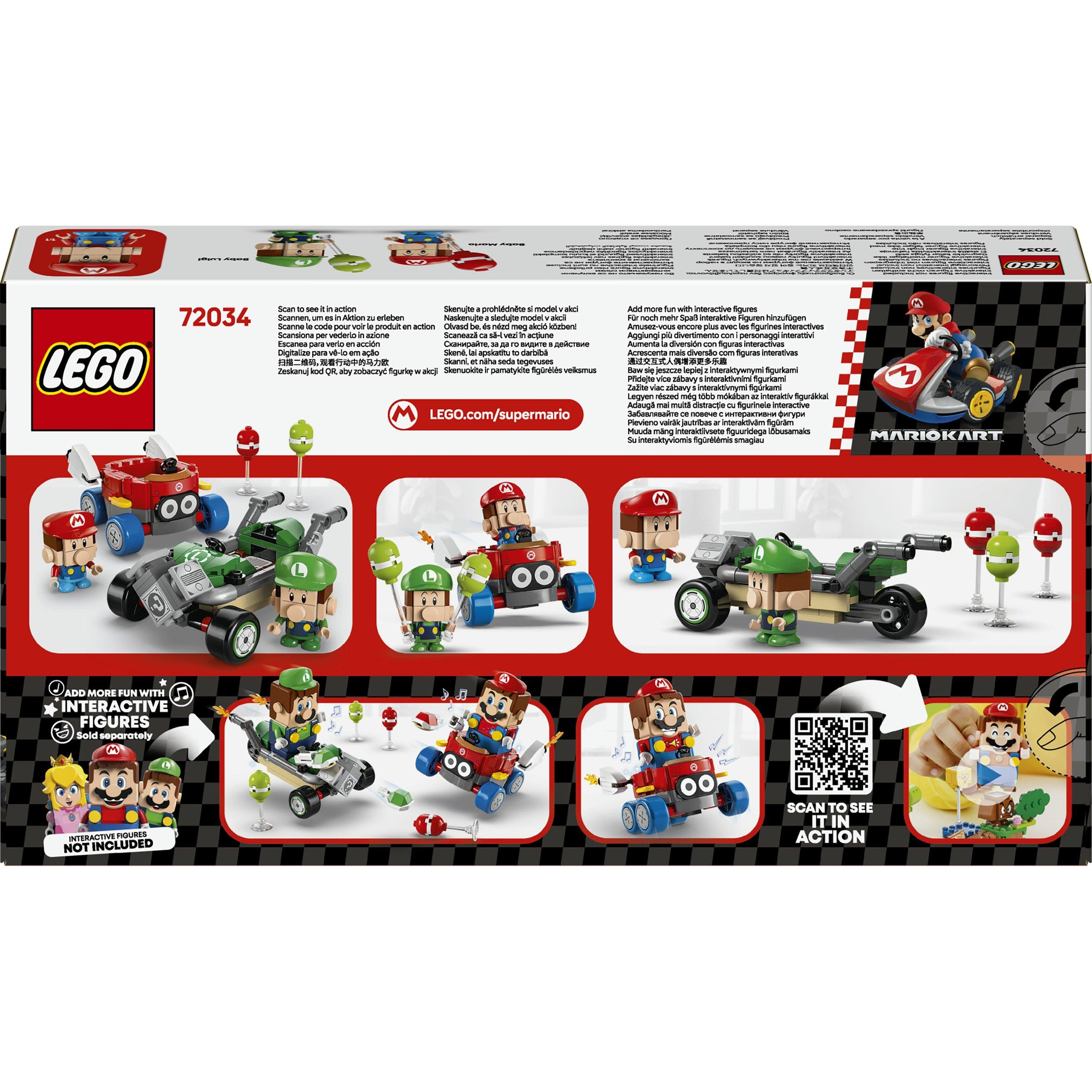 Super Mario - LEGO - Super Mario: Mario Kart – Baby Mario vs. Baby Luigi 72034 - 9