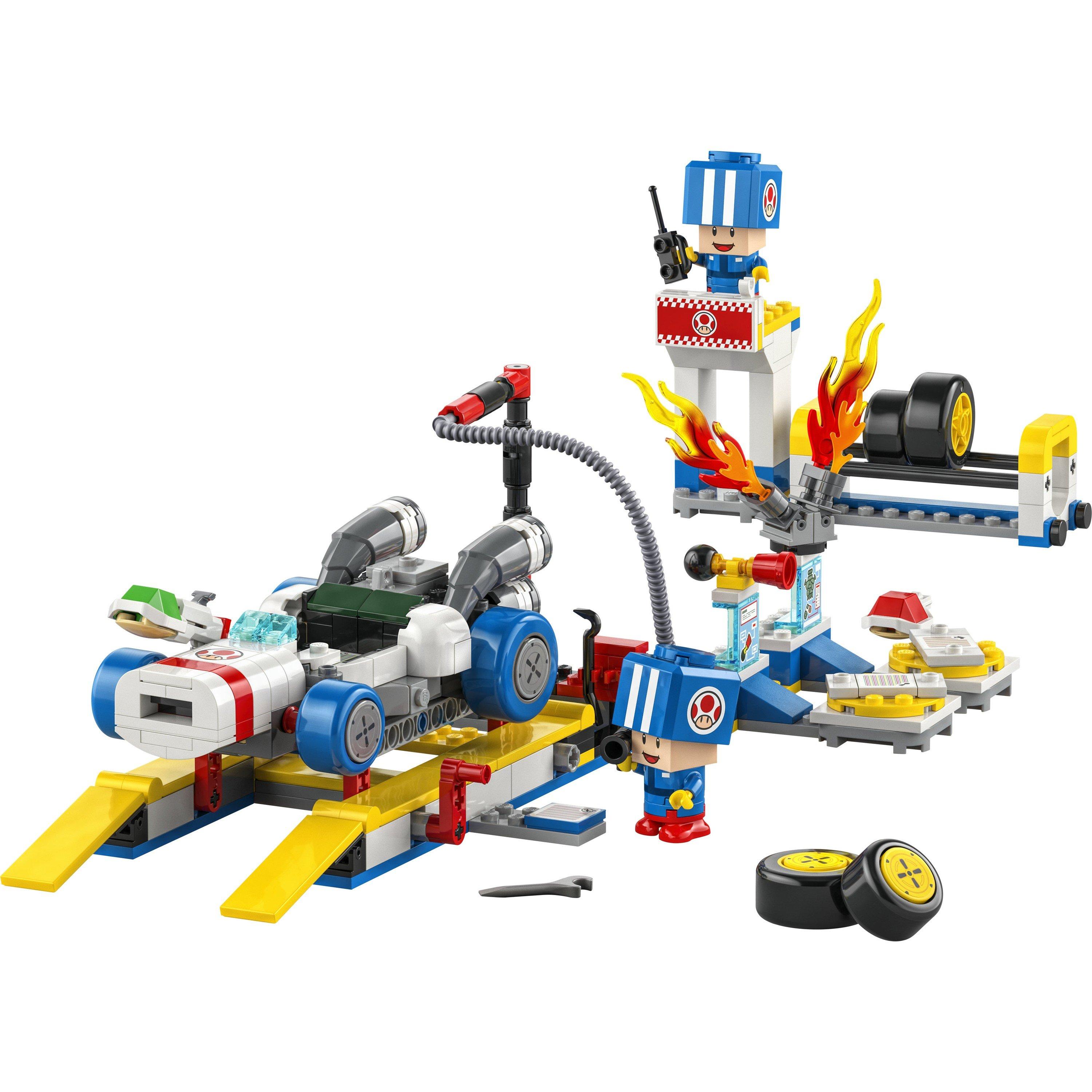 Topad Car LEGO | Super Mario: Mario Kart 72035 – Toad’s Garage | ebuyer