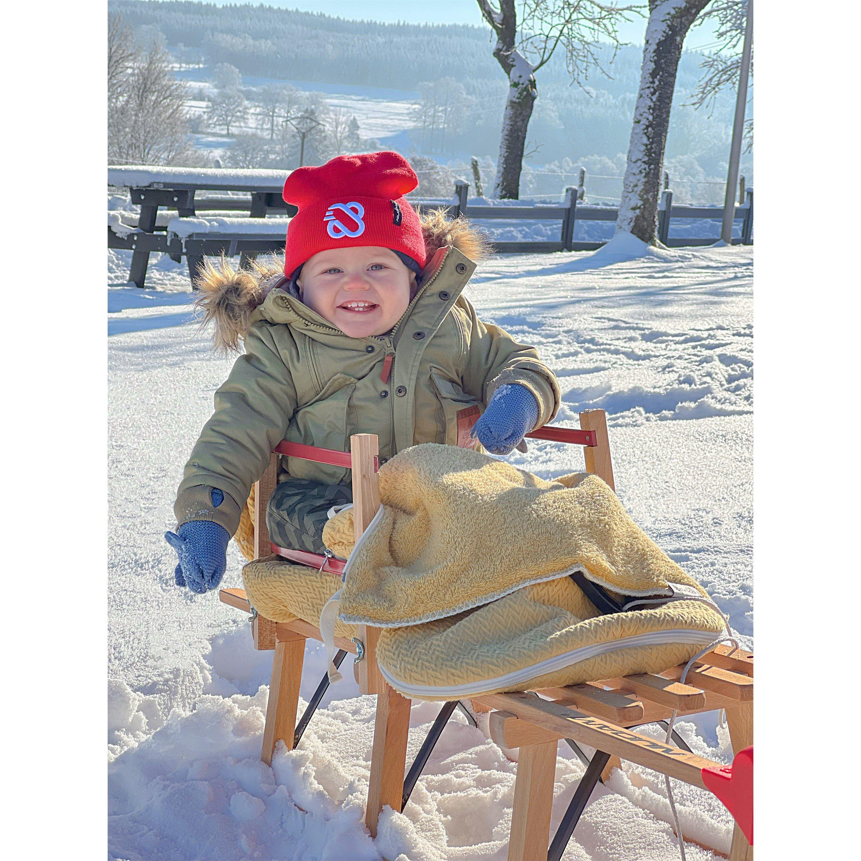 Brown - Nijdam - Backrest for Wooden Sledge - 3