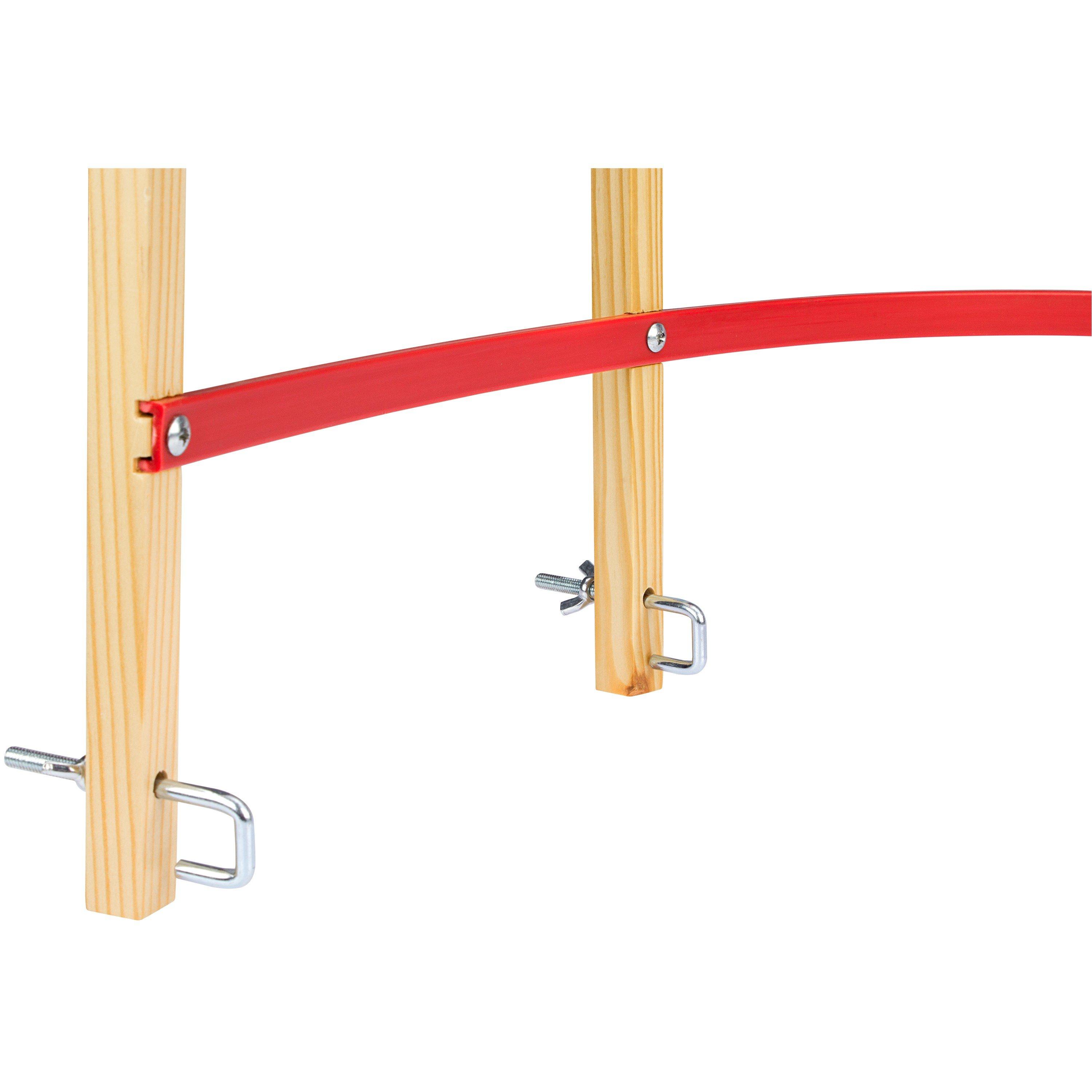 Brown - Nijdam - Backrest for Wooden Sledge - 5