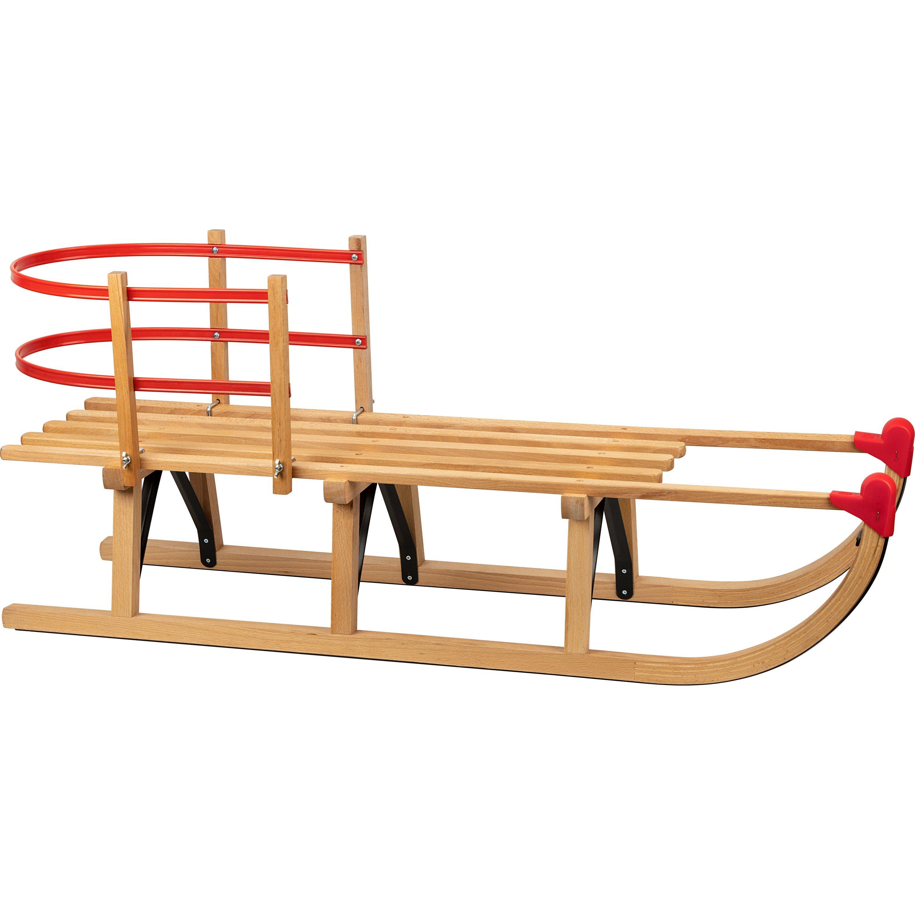 Brown - Nijdam - Backrest for Wooden Sledge - 6