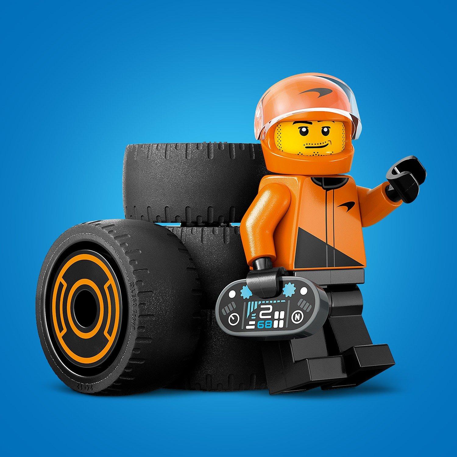 City Alicia - LEGO - City F1 Driver with McLaren Race Car Toy 60442 - 13