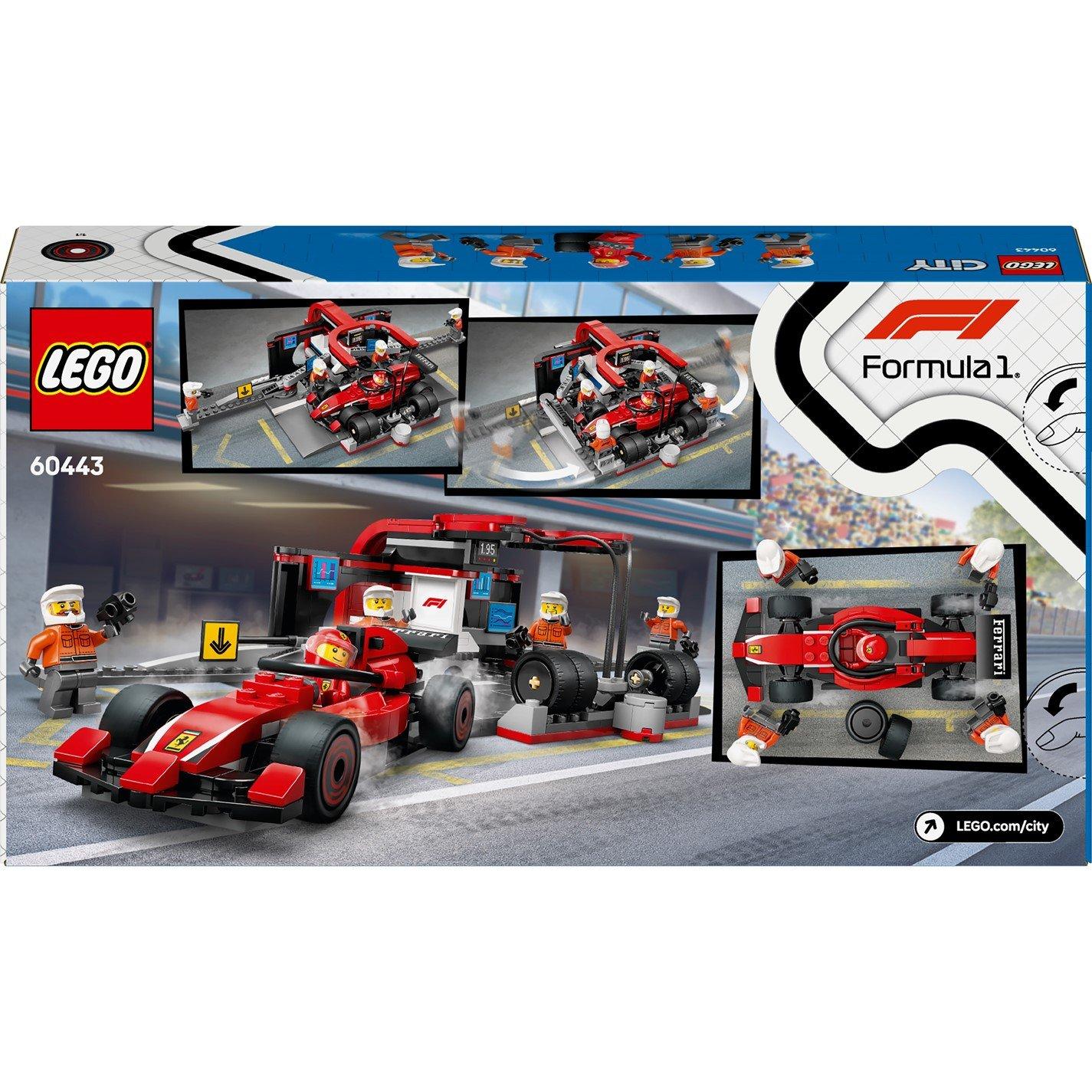 By Alicia - LEGO - LEGO City F1 Pit Stop & Pit Crew with Ferrari Car 60443 - 4