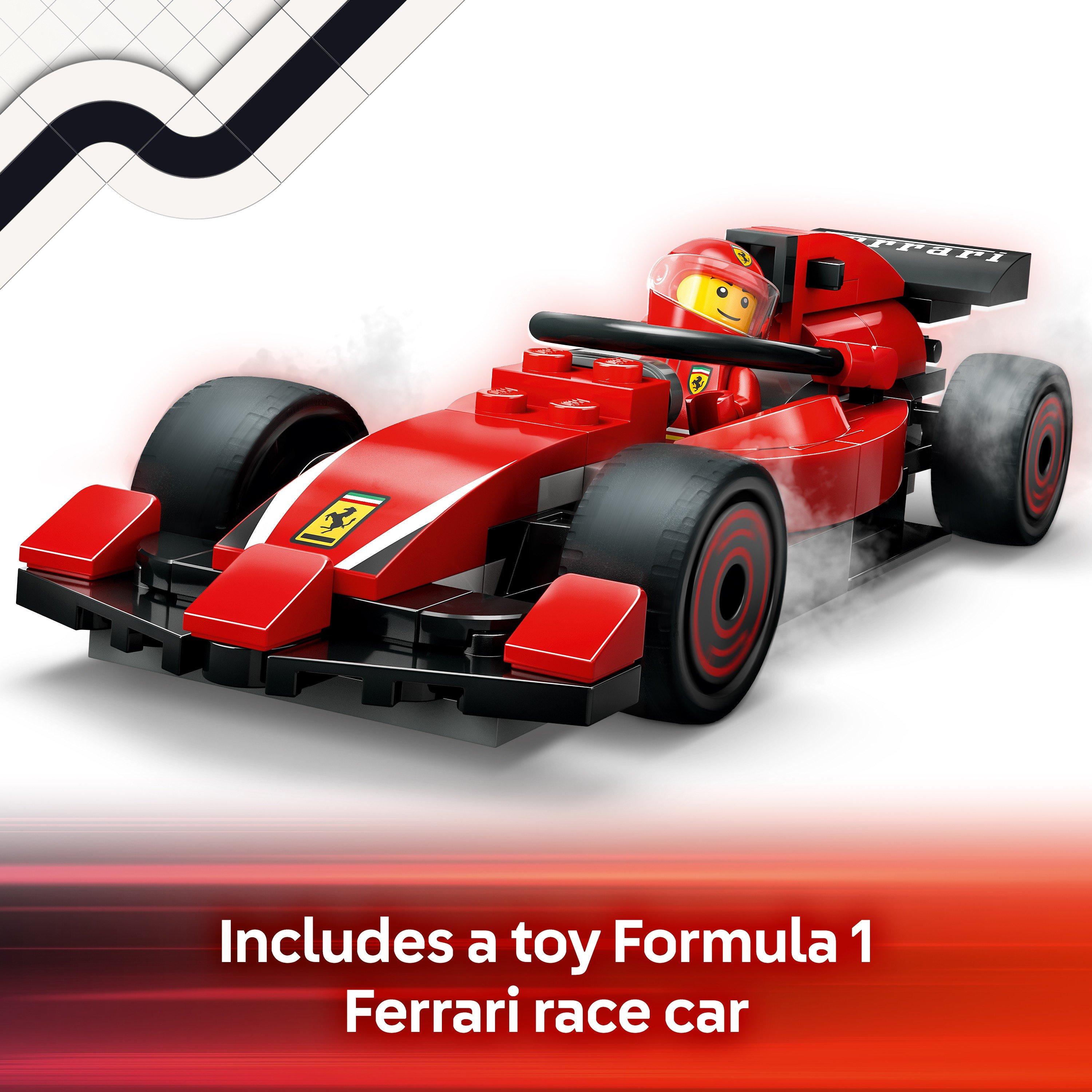 City Alicia - LEGO - City F1 Pit Stop & Pit Crew with Ferrari Car 60443 - 6