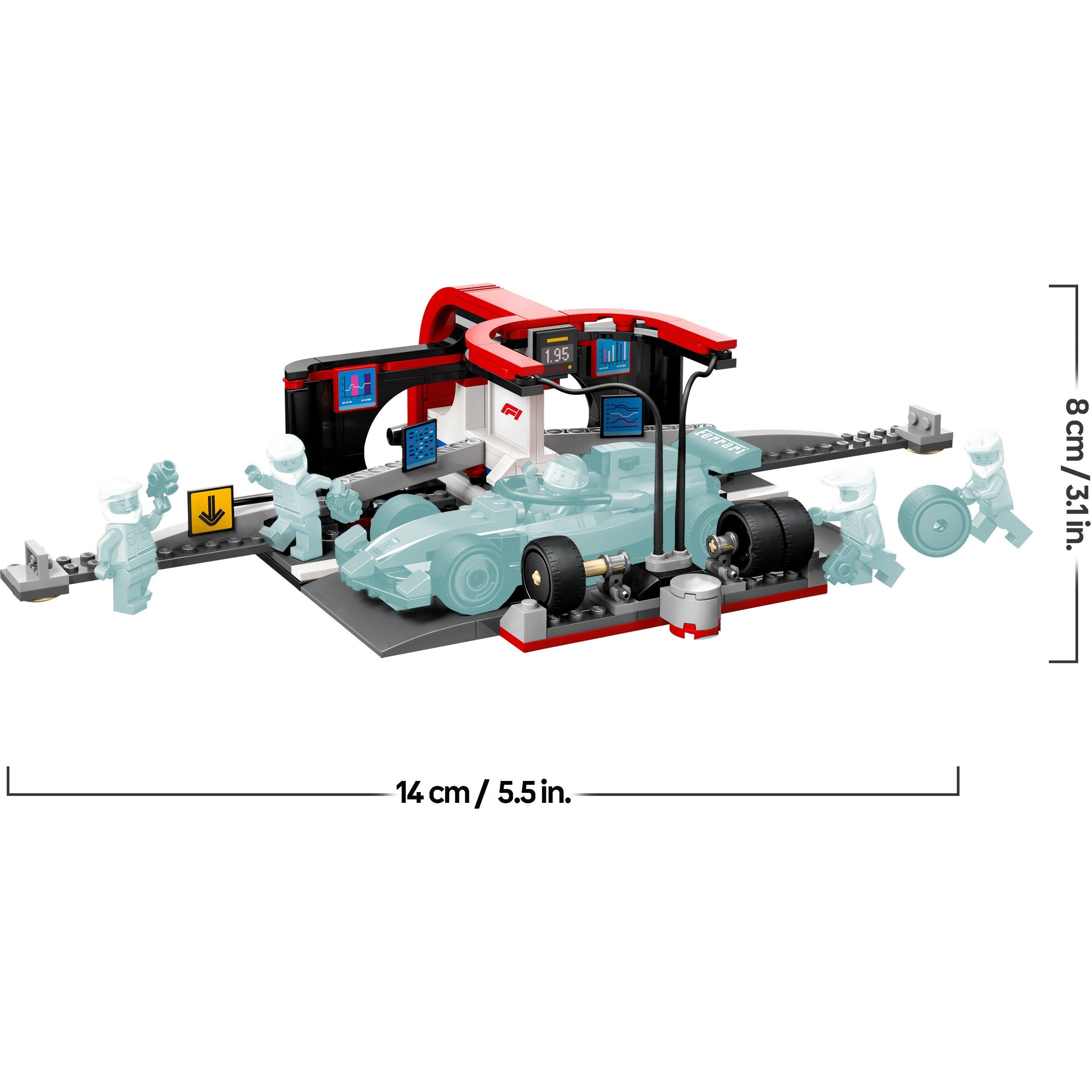 City Alicia - LEGO - City F1 Pit Stop & Pit Crew with Ferrari Car 60443 - 8