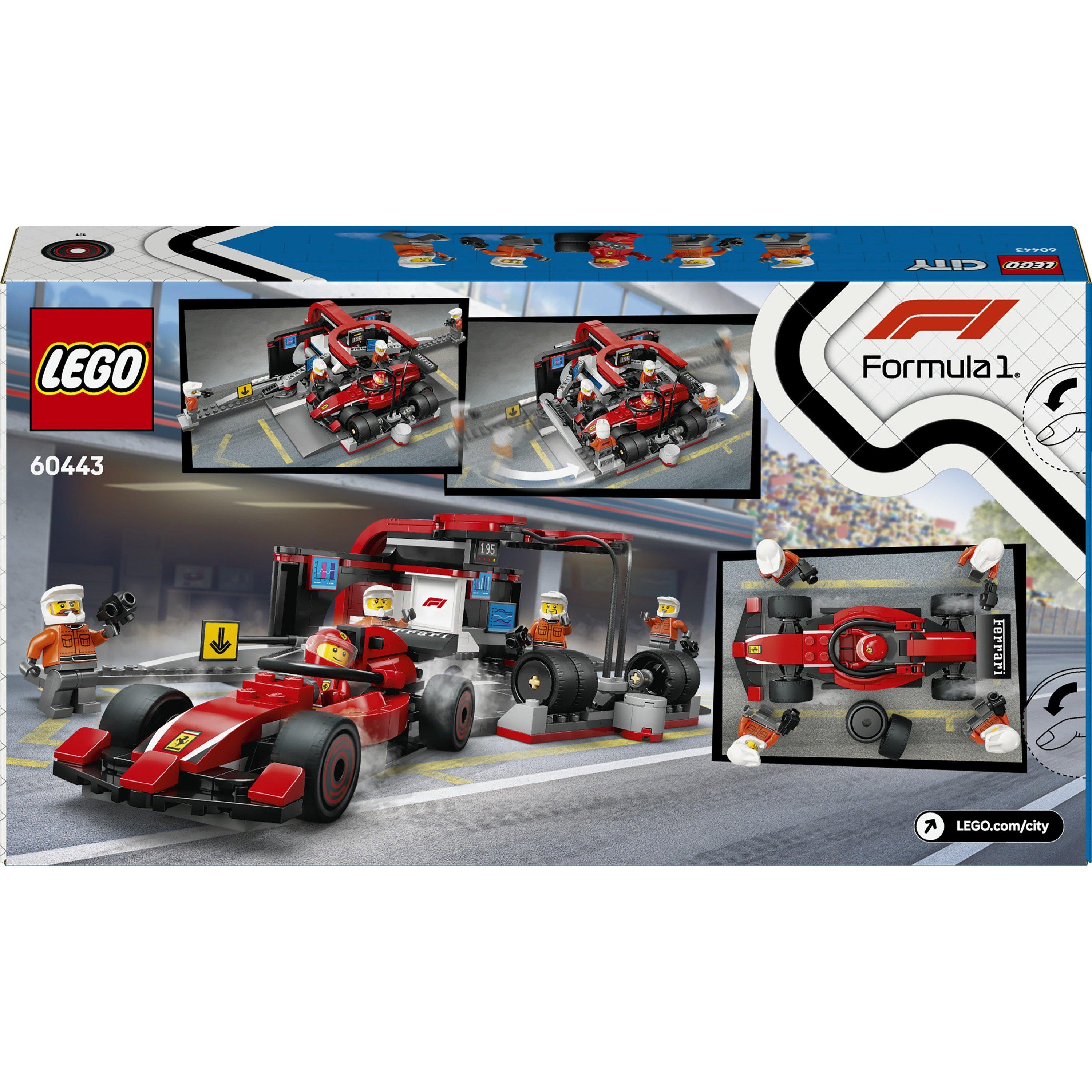 City Alicia - LEGO - City F1 Pit Stop & Pit Crew with Ferrari Car 60443 - 10