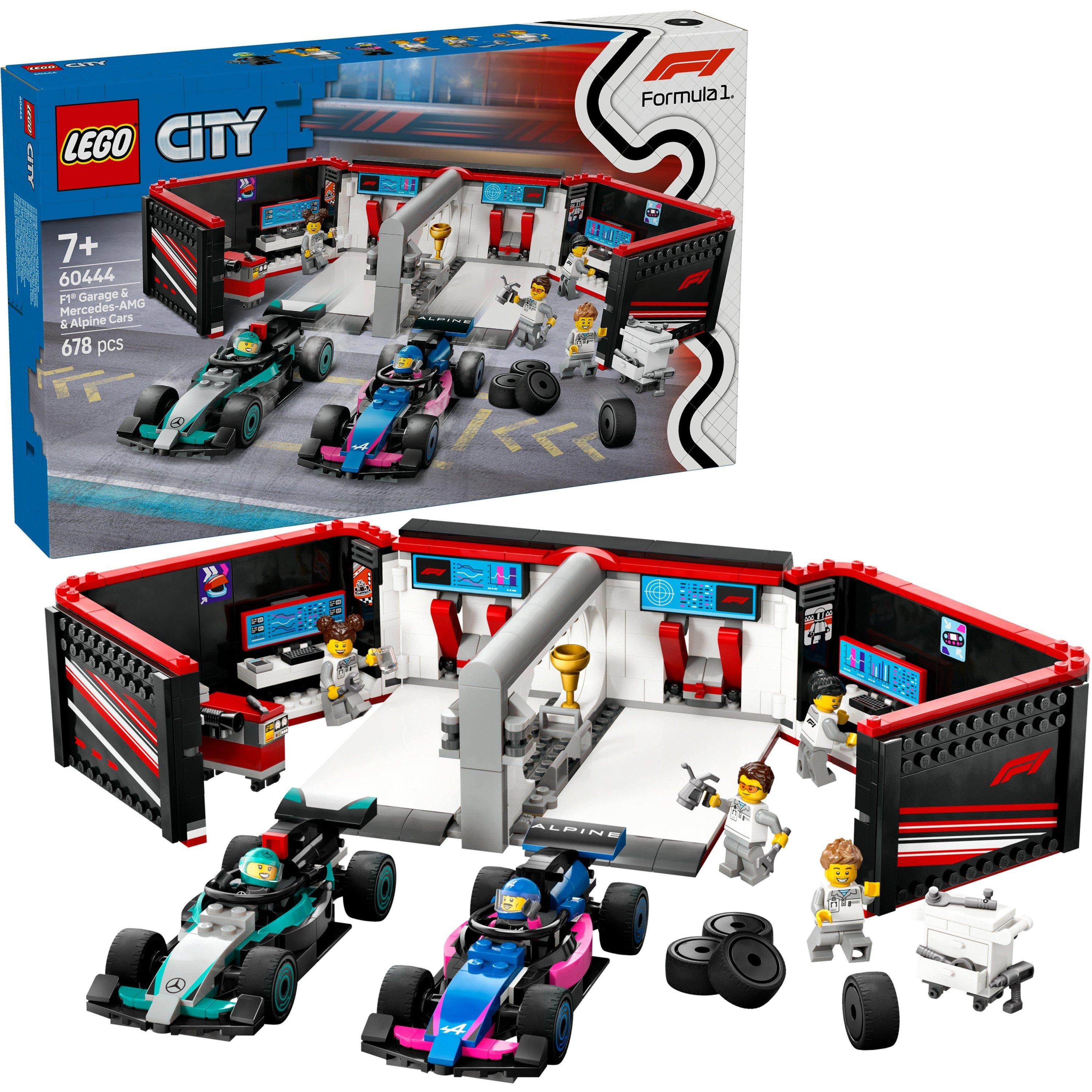 City Alicia - LEGO - City 60444 F1 Garage & Mercedes-AMG & Alpine Cars - 1