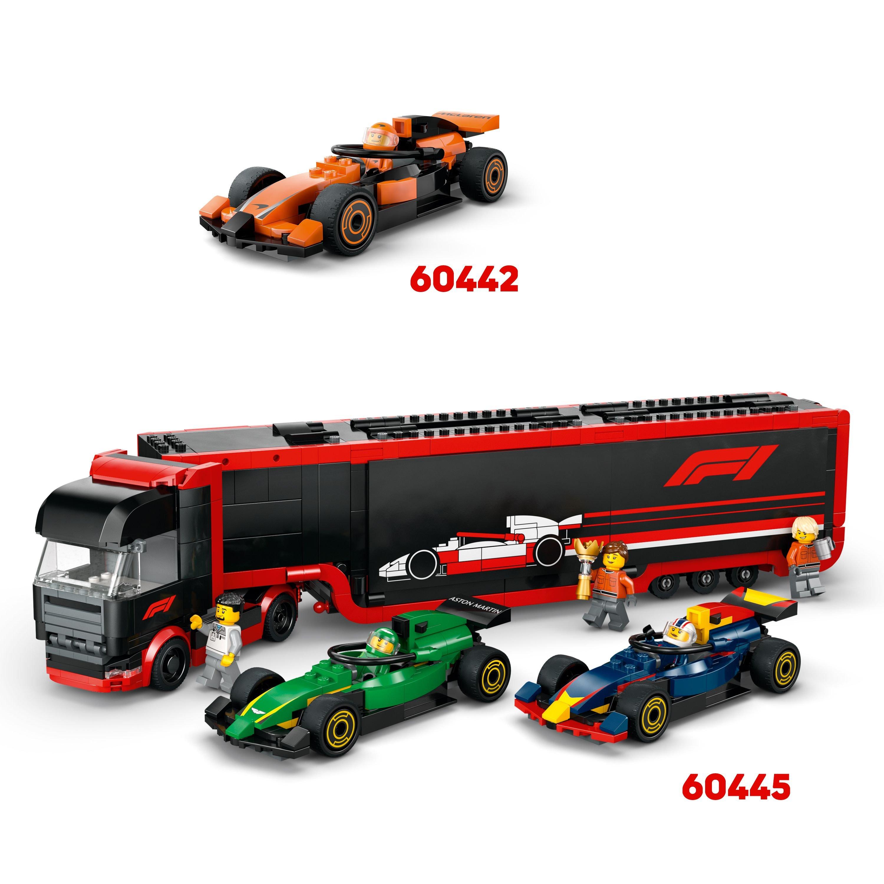 City Alicia - LEGO - LEGO City 60444 F1 Garage & Mercedes-AMG & Alpine Cars - 3