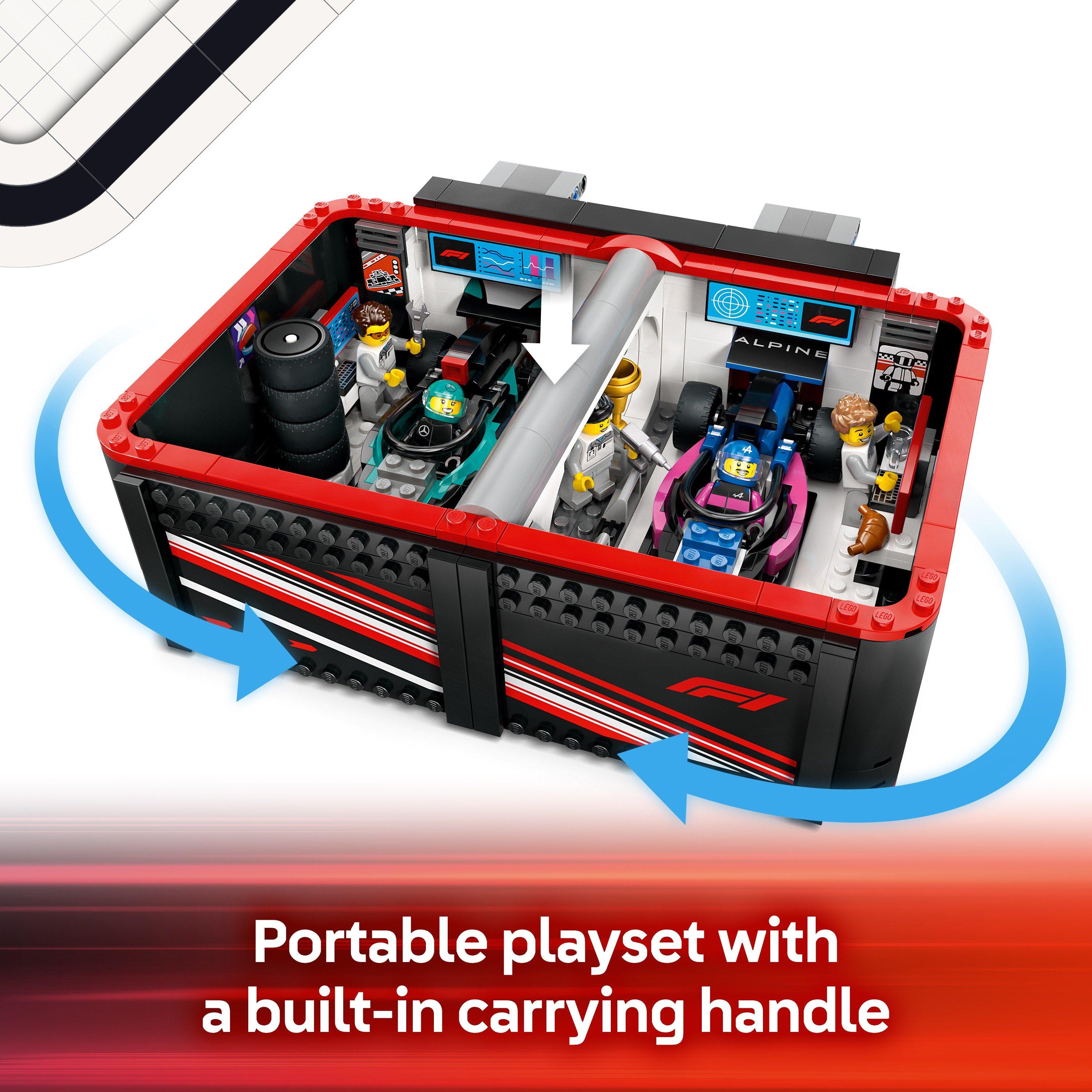 City Alicia - LEGO - City 60444 F1 Garage & Mercedes-AMG & Alpine Cars - 4