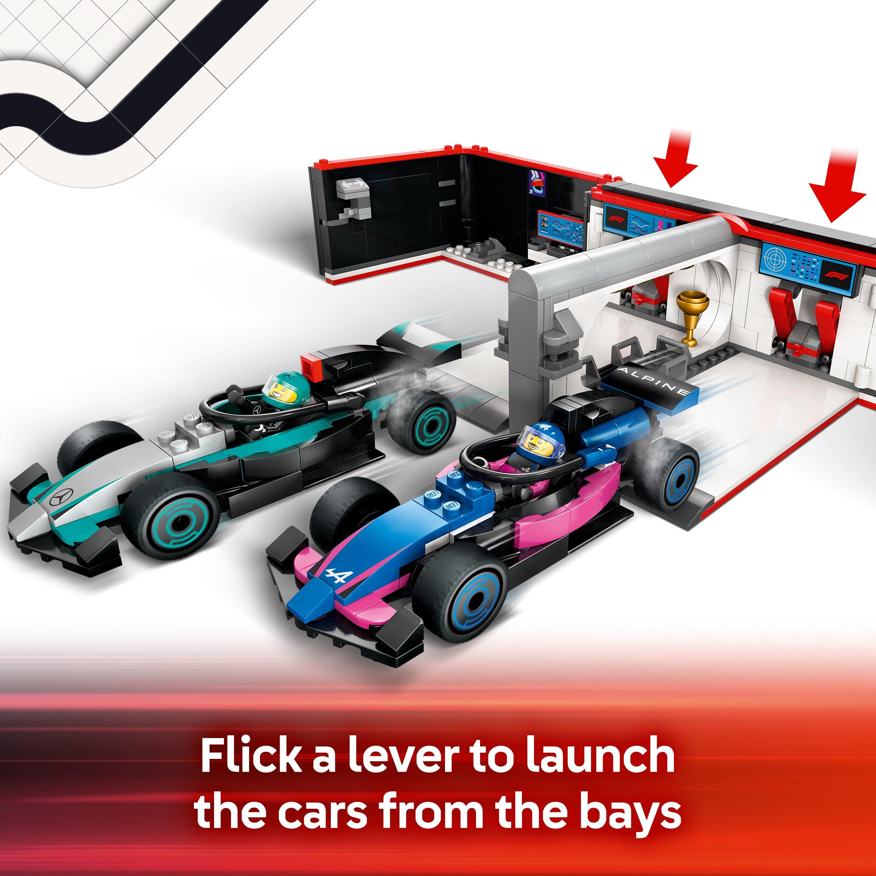 City Alicia - LEGO - City 60444 F1 Garage & Mercedes-AMG & Alpine Cars - 5