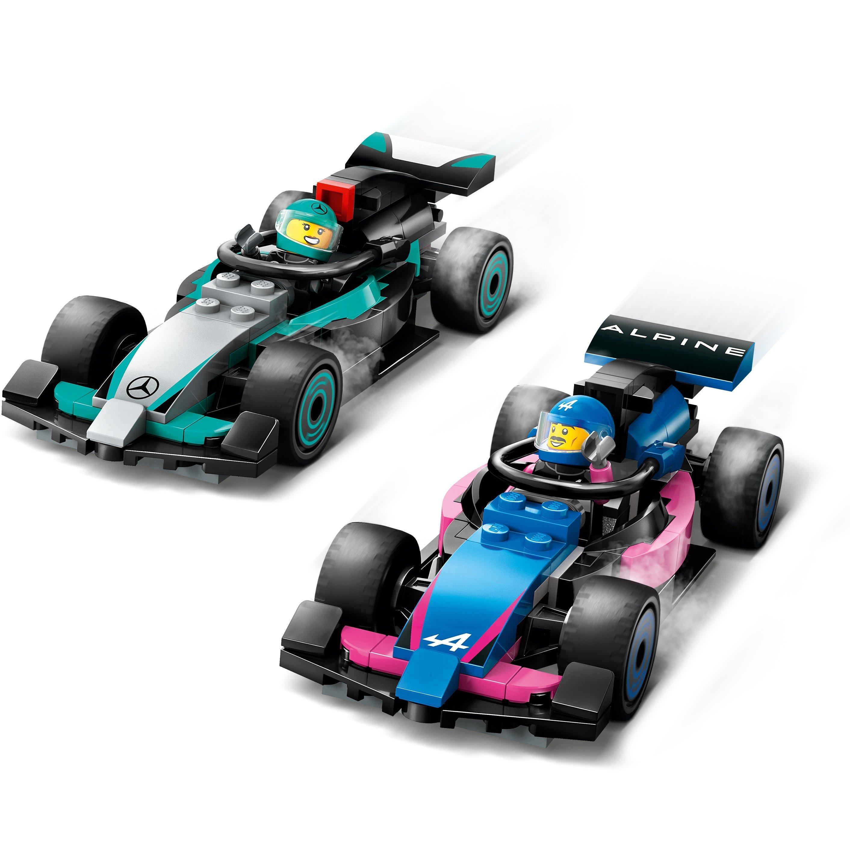 City Alicia - LEGO - City 60444 F1 Garage & Mercedes-AMG & Alpine Cars - 6