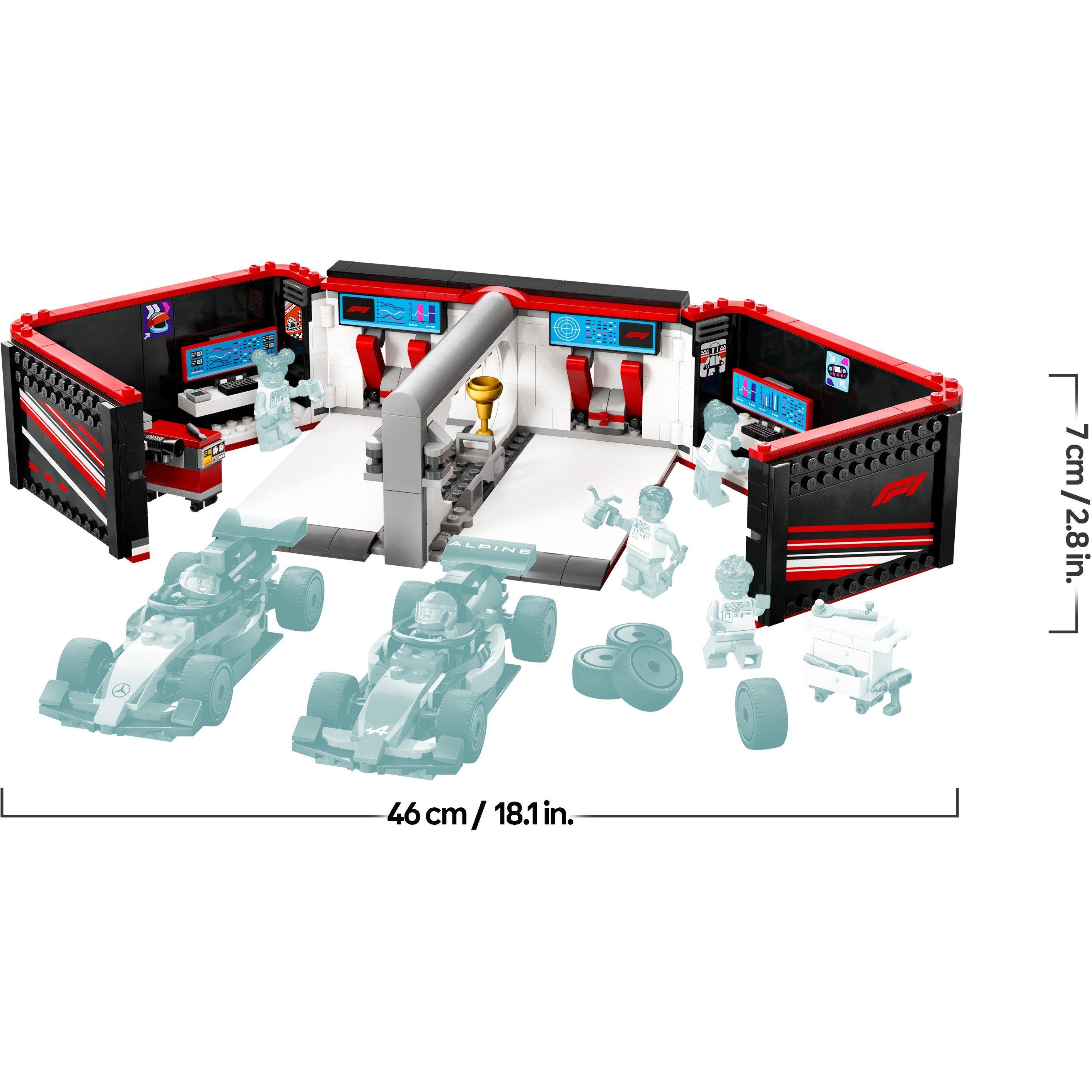 City Alicia - LEGO - City 60444 F1 Garage & Mercedes-AMG & Alpine Cars - 8