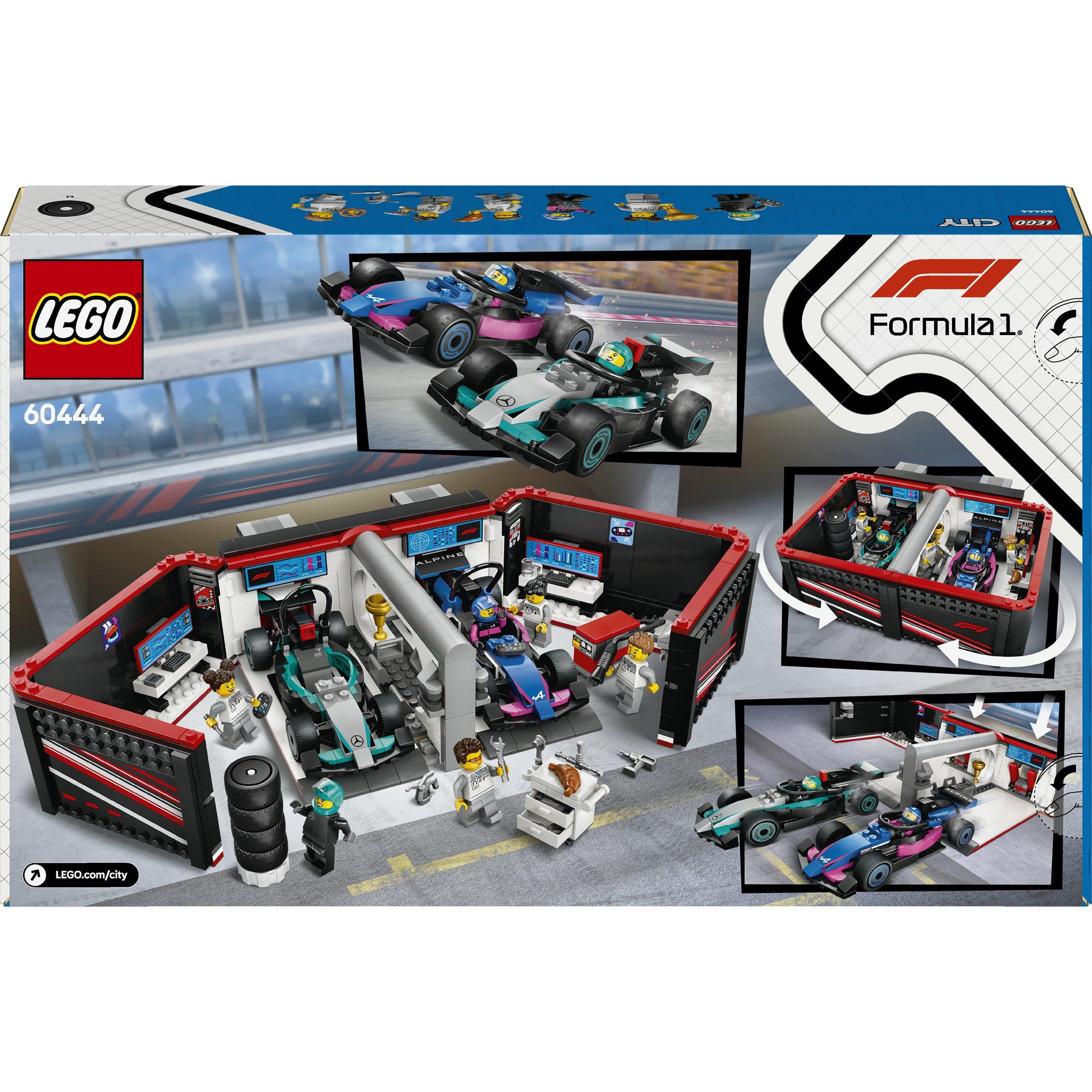 City Alicia - LEGO - City 60444 F1 Garage & Mercedes-AMG & Alpine Cars - 10