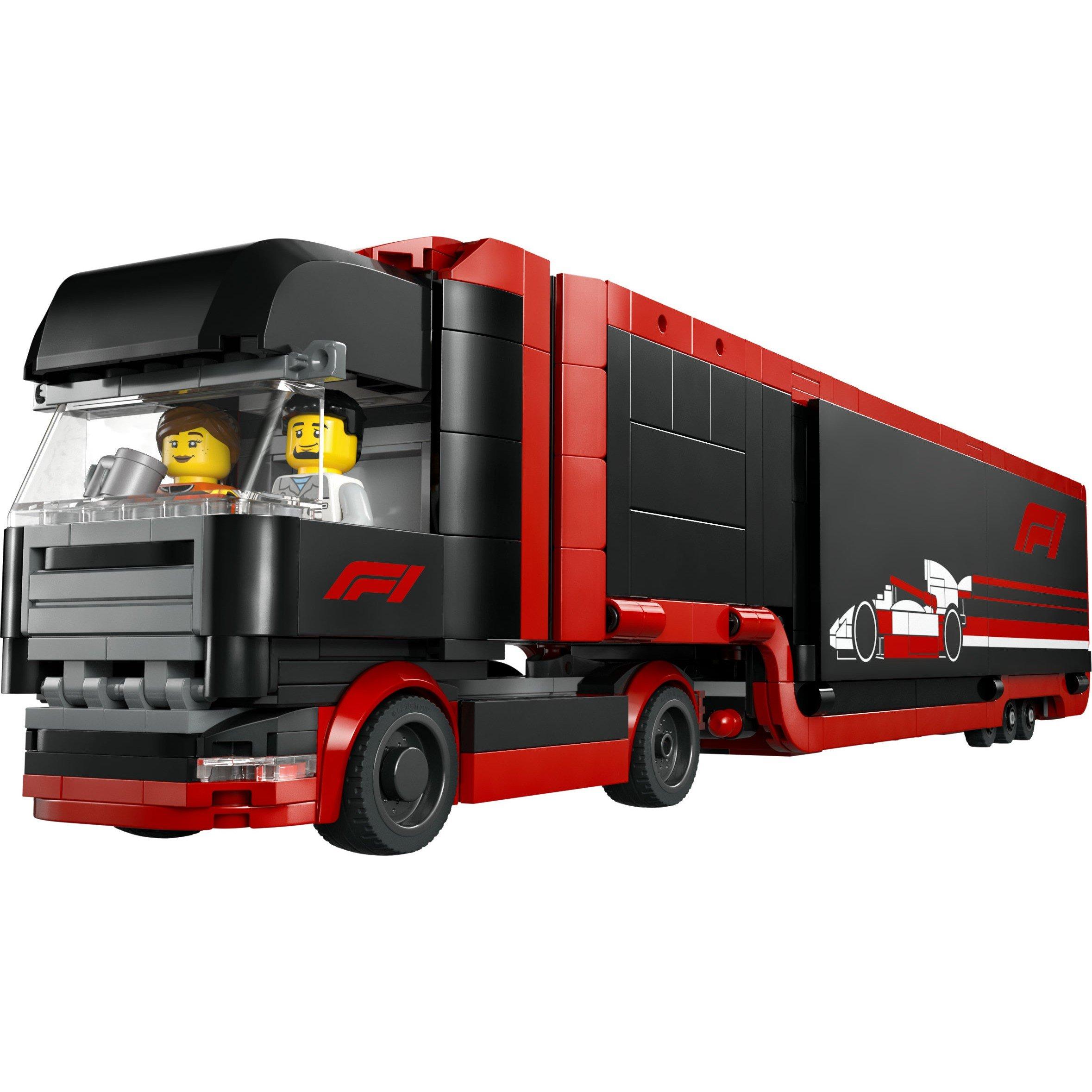 City Alicia - LEGO - City F1 Truck with RB20 & AMR24 F1 Cars 60445 - 16