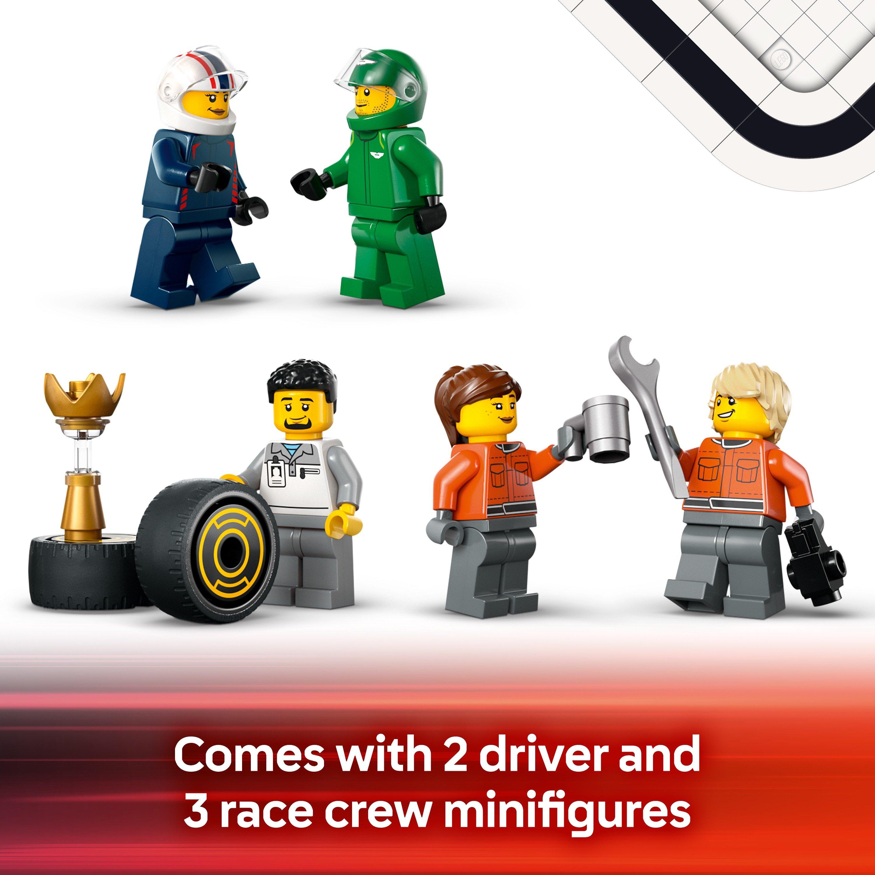 City Alicia - LEGO - City F1 Truck with RB20 & AMR24 F1 Cars 60445 - 7