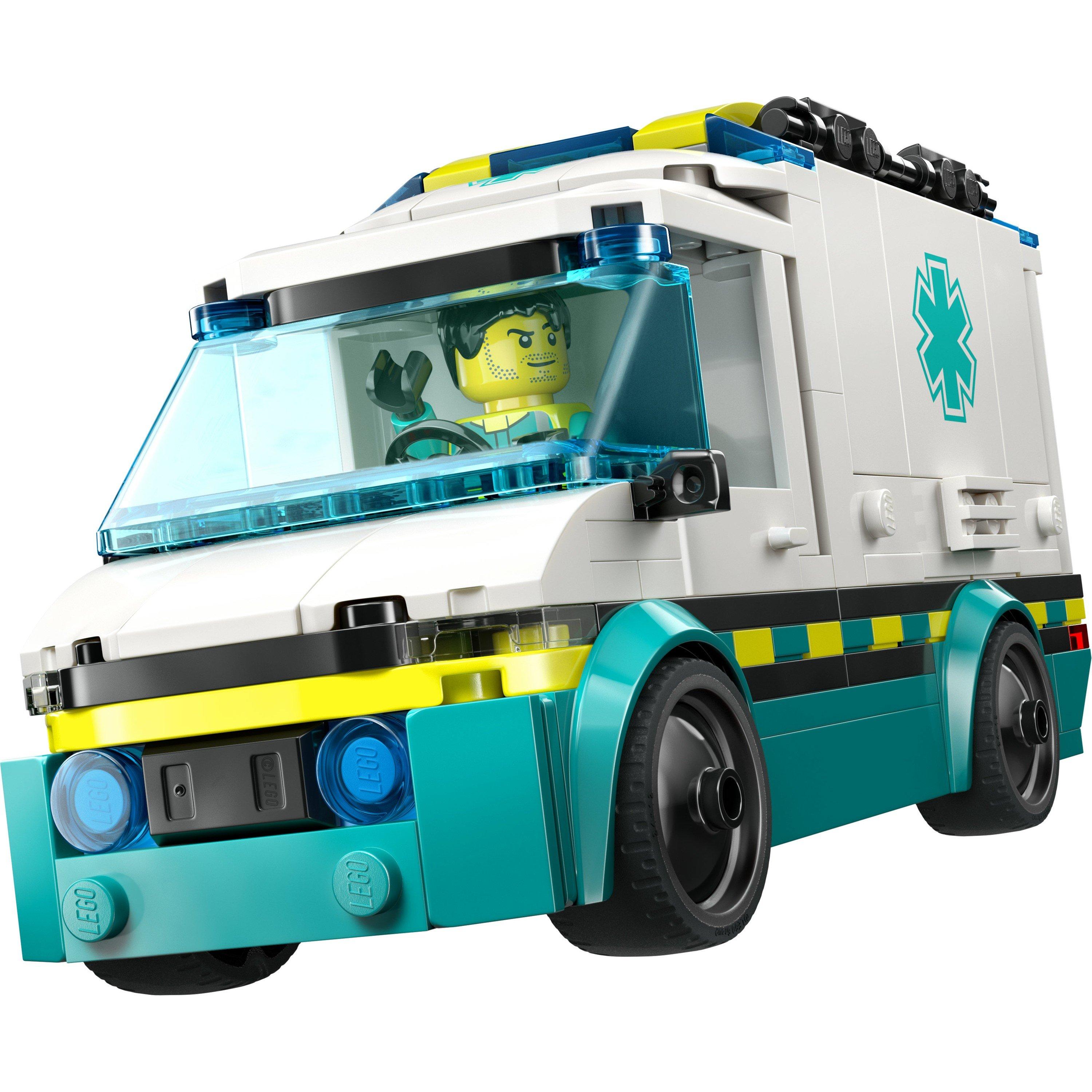 City Vehicles - LEGO - City 60451 Emergency Ambulance Toy Vehicle Set - 14