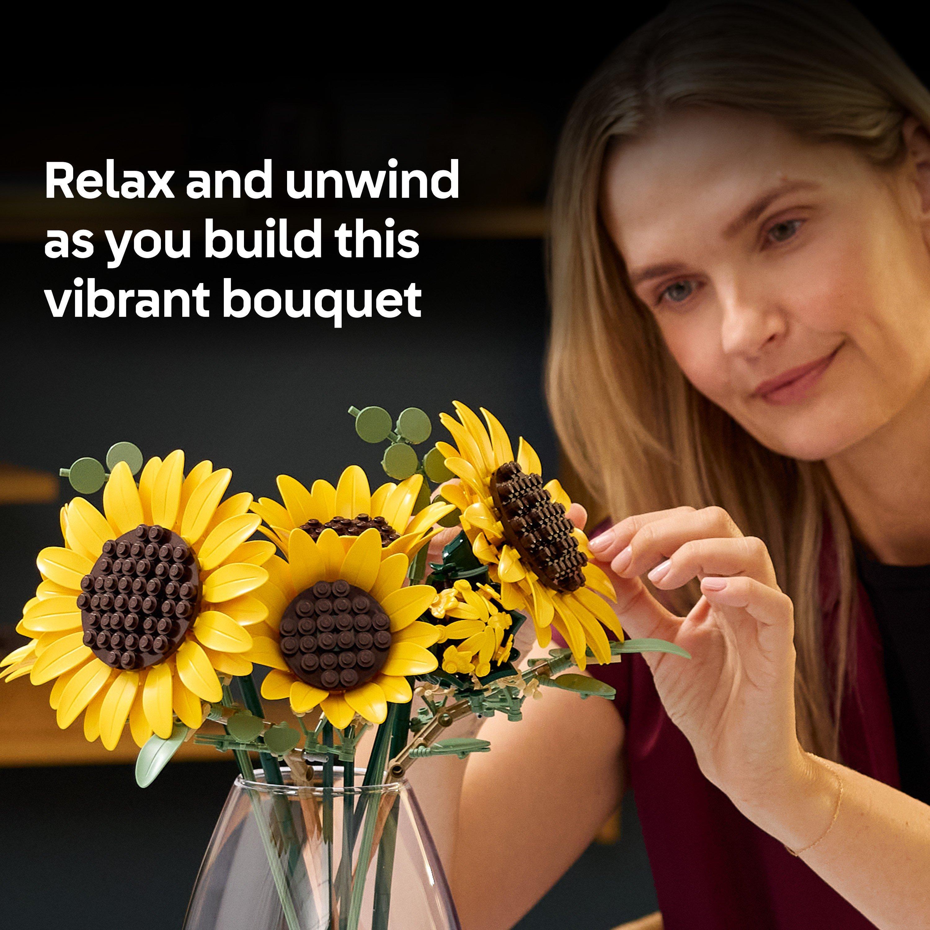 Multi - LEGO - Botanicals Sunflower Bouquet - Faux Flowers Set 11502 - 4