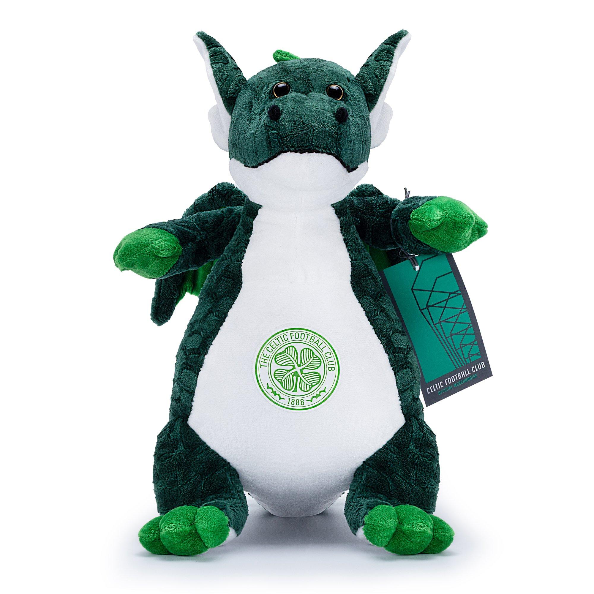 Multi - Team - Celtic Officially Licensed Standing Dragon Soft Toy 33 cm - 3