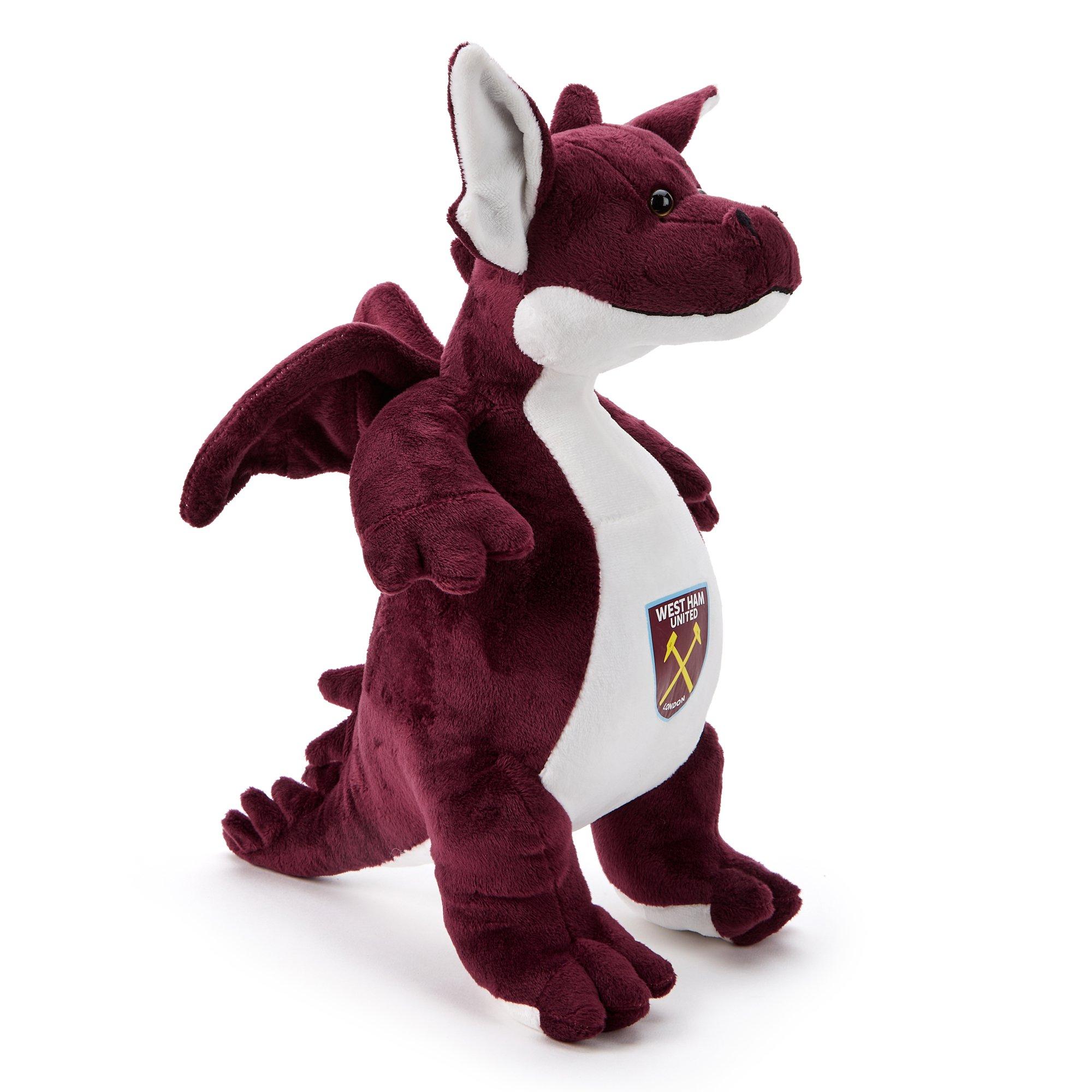 Multi - Team - West Ham United Officially Licensed Standing Dragon Soft Toy 33 cm - 1