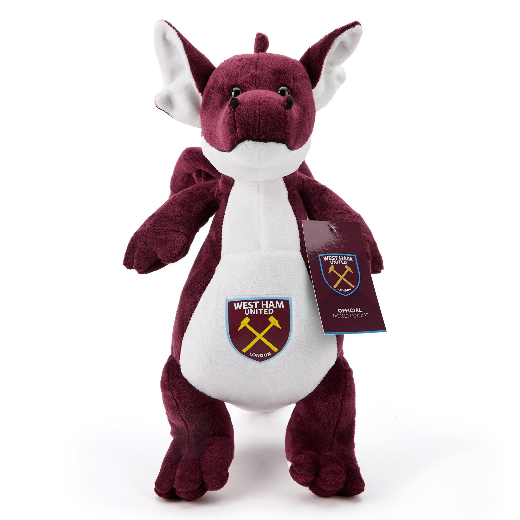 Multi - Team - West Ham United Officially Licensed Standing Dragon Soft Toy 33 cm - 2